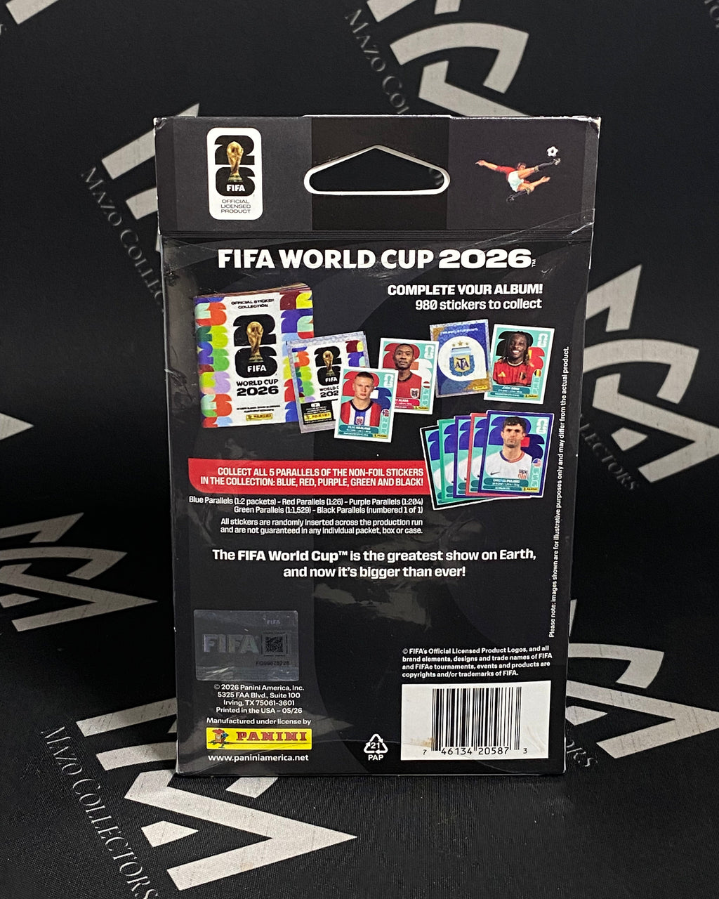 Panini FIFA World Cup 2026 - Box 8 Sobres + 1 Exclusive Trading Card