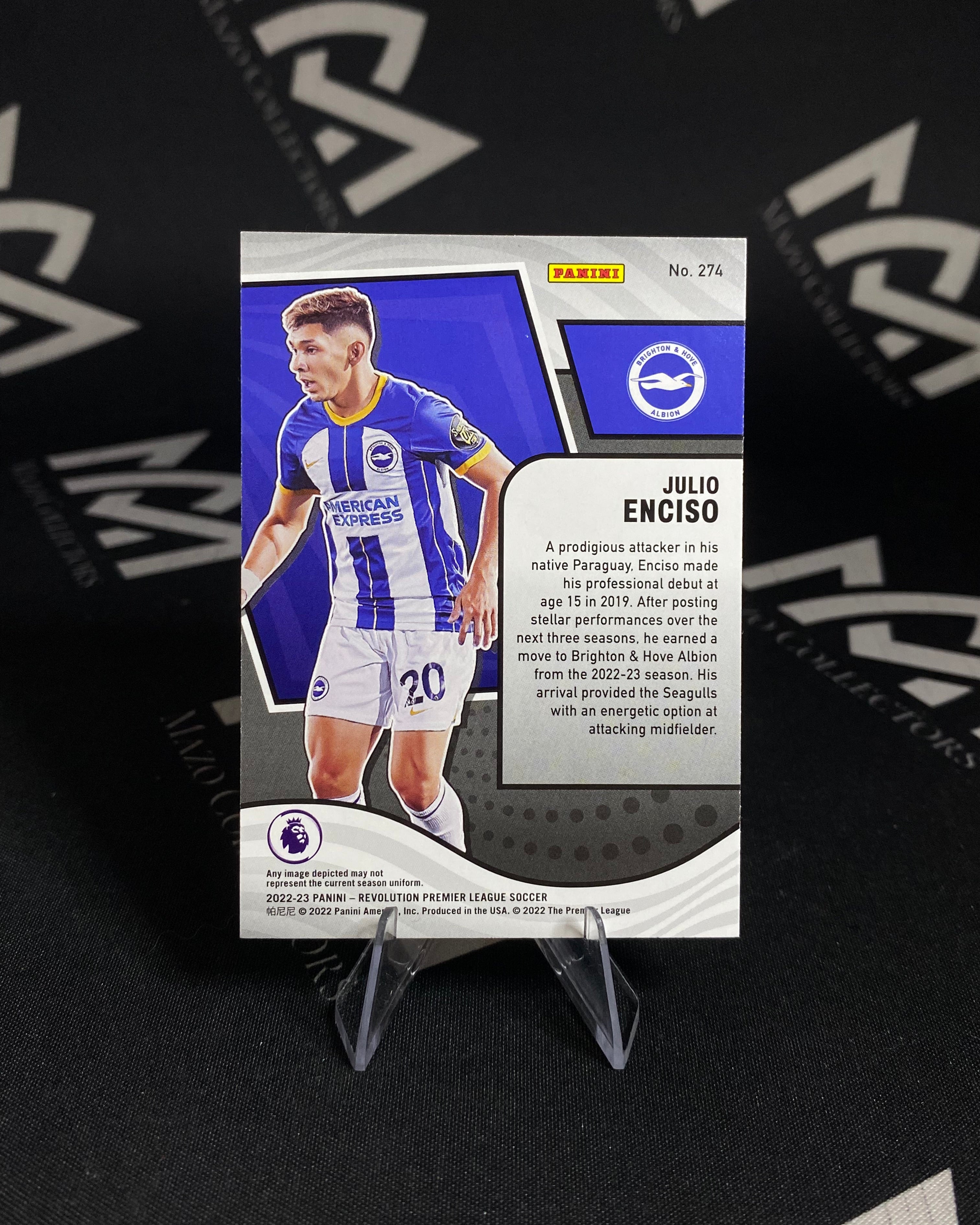 Julio Enciso - Brighton - Revolution Rookie Card - Premier League 2022/23