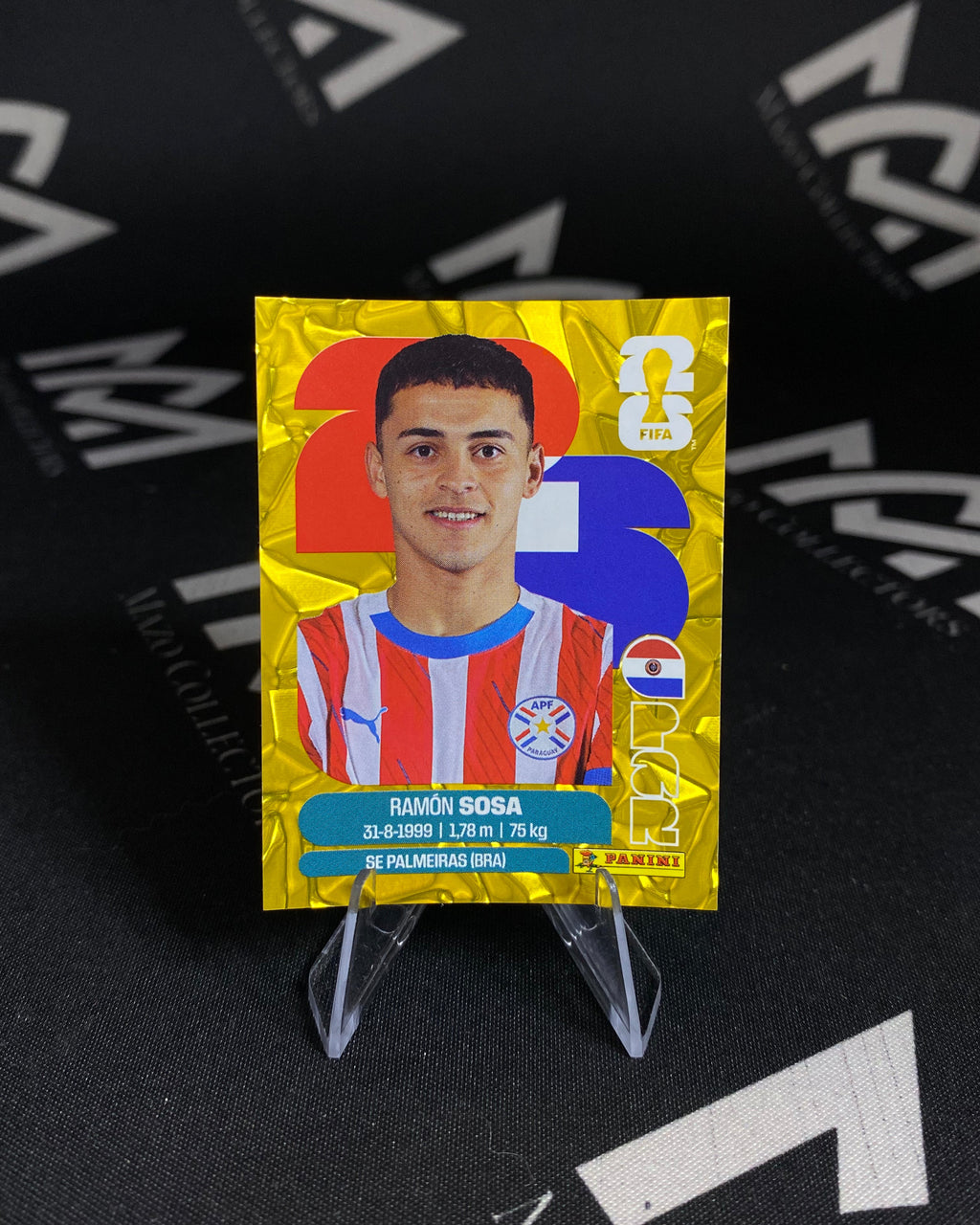 Sticker DORADO de Ramon Sosa - Panini FIFA 2026 - Paraguay