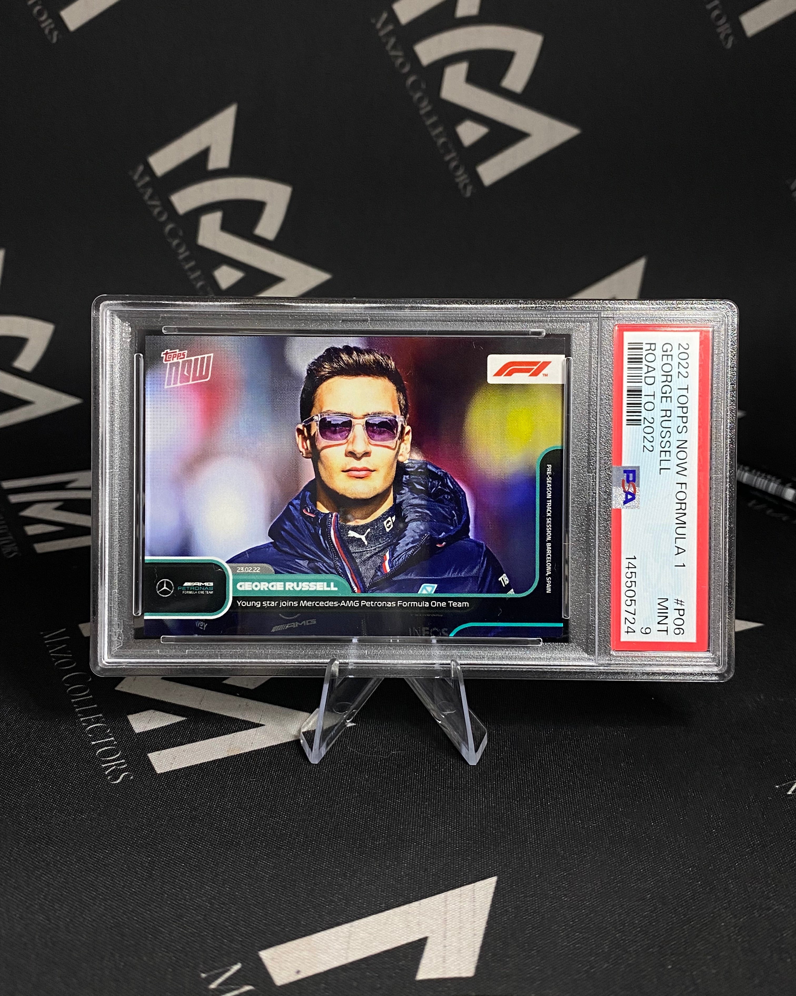 George Russell - PSA 9 Mint - Topps Now Formula 1 2022