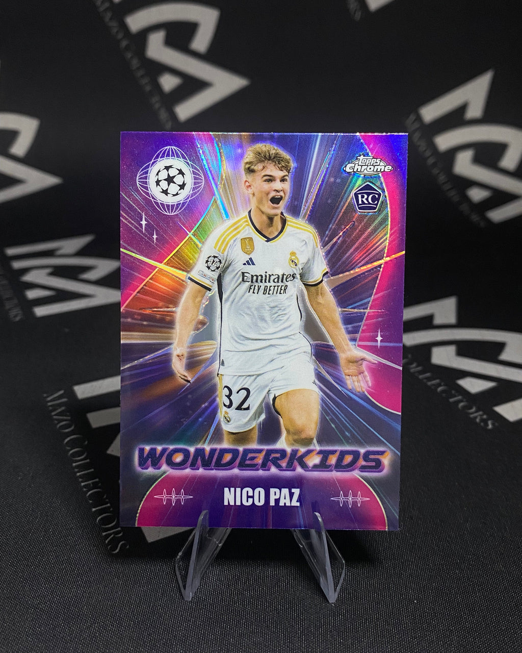 Nico Paz – Topps Chrome Wonderkids RC – Real Madrid