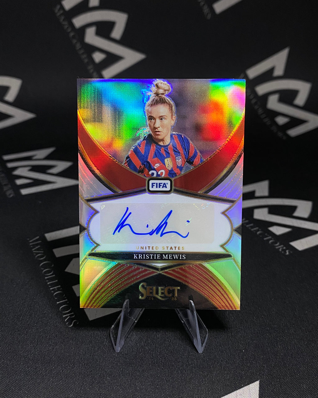 Kristie Mewis – Autógrafo – Panini Select FIFA – Estados Unidos (Leer Descripcion)