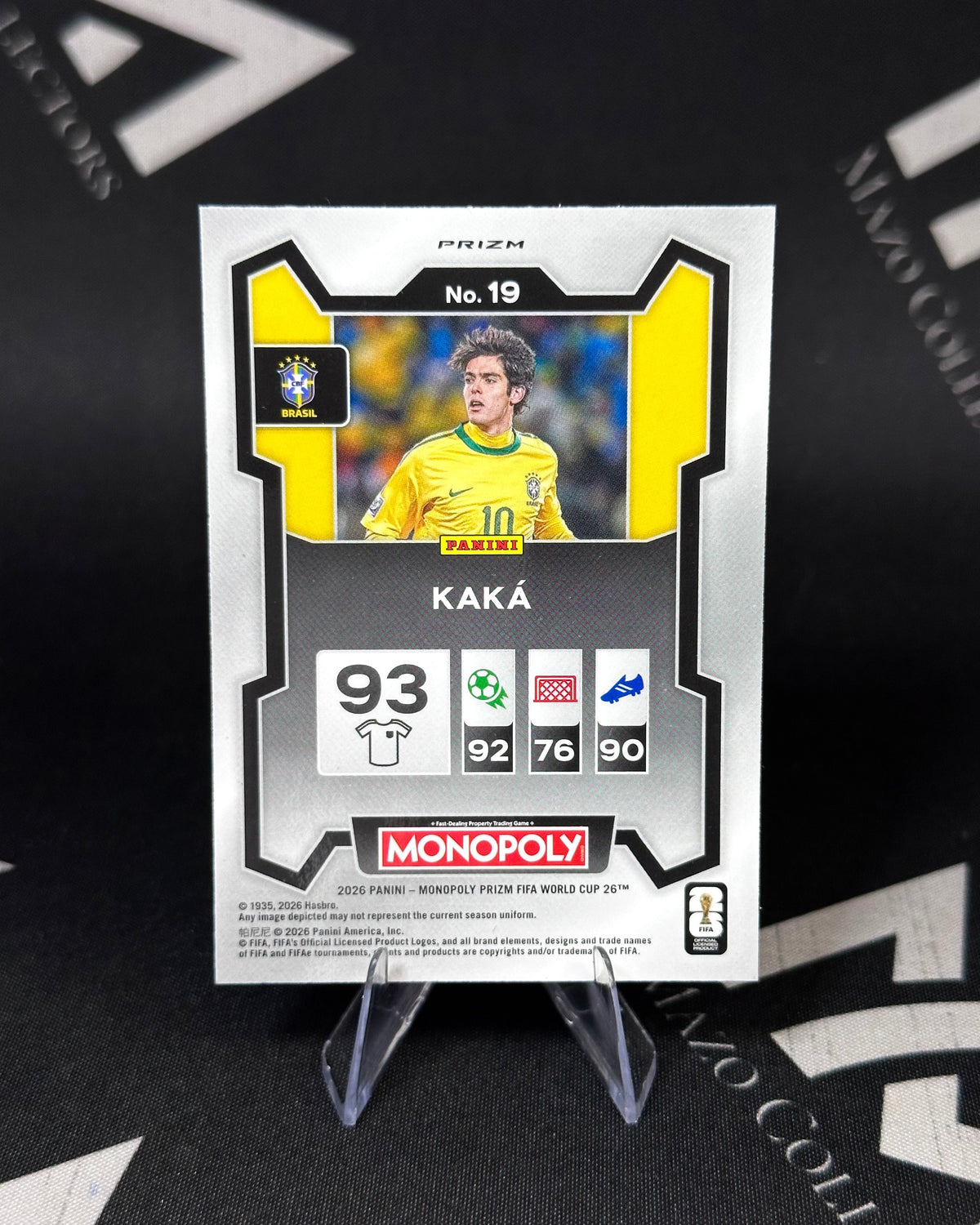 Kaká – Green Wave Prizm – Panini Prizm Monopoly FIFA World Cup 2026