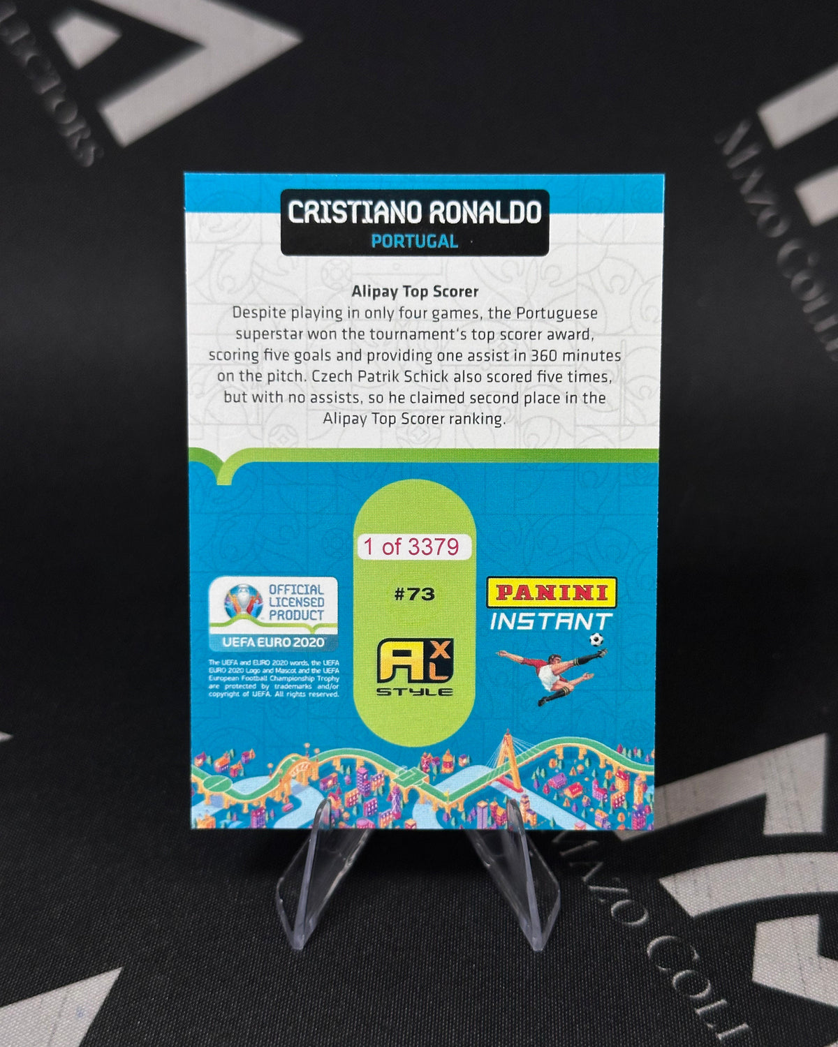 Cristiano Ronaldo – Alipay Top Scorer – Panini Instant UEFA Euro 2020