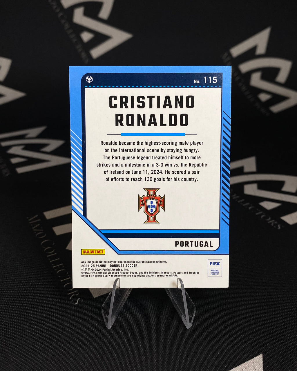 Cristiano Ronaldo Holográfica – Donruss FIFA 2024/25 Portugal