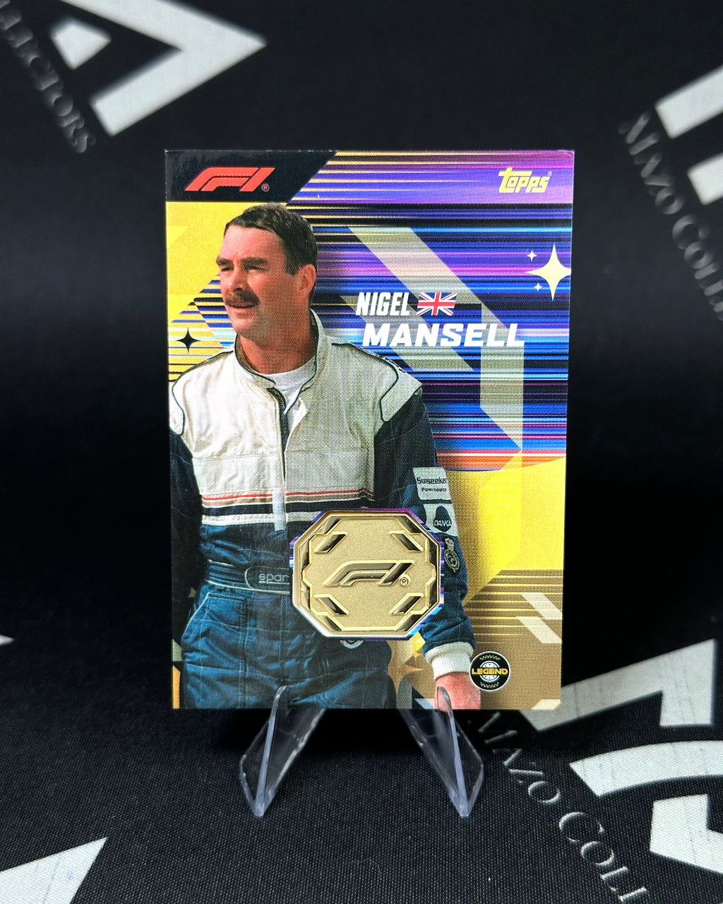 Nigel Mansell – Manufactured Relic – Topps Turbo Attax Formula 1 2026 (Reliquia de Metal F1)