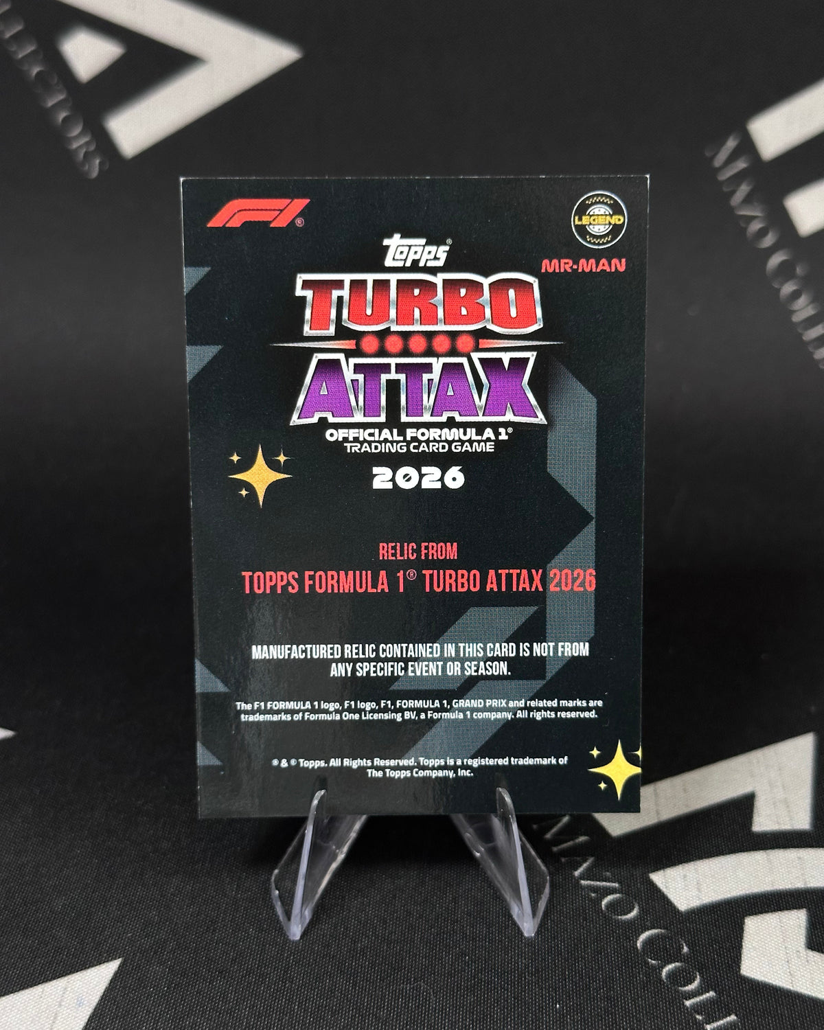 Nigel Mansell – Manufactured Relic – Topps Turbo Attax Formula 1 2026 (Reliquia de Metal F1)