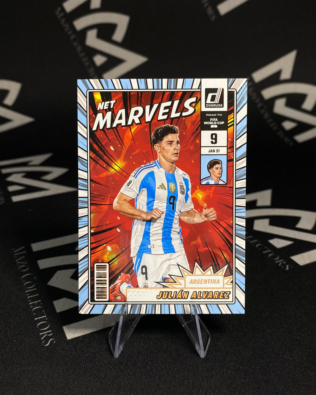 Julián Álvarez – Net Marvels – Donruss Road to FIFA World Cup 2026