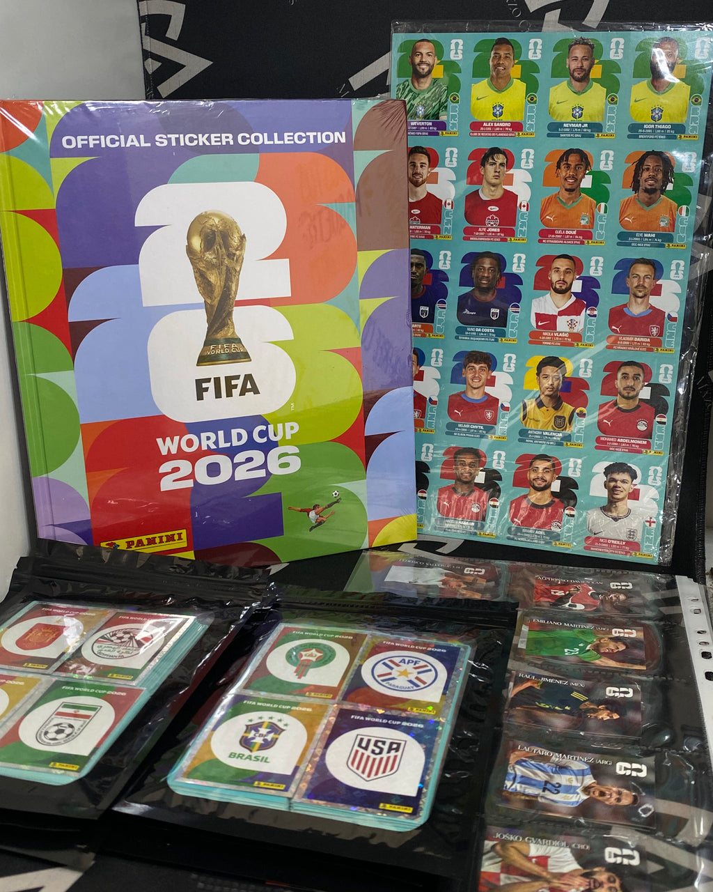 Álbum FIFA World Cup 2026 Panini Tapa Dura Completo – Stickers Sin Pegar + Kit de 120 Sticker Actualizacion