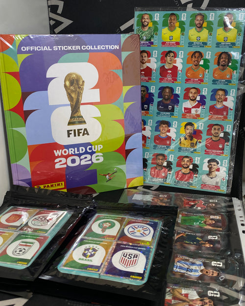 Álbum FIFA World Cup 2026 Panini Tapa Dura Completo – Stickers Sin Pegar + Kit de 120 Sticker Actualizacion