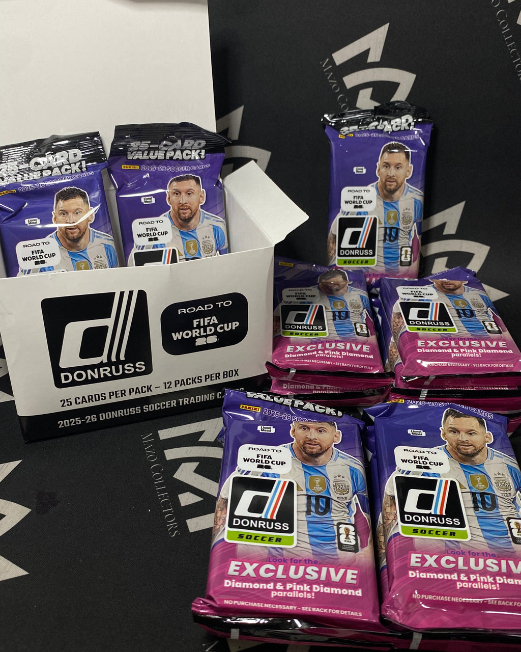 Panini Donruss Soccer 2025-26 Road to FIFA World Cup – Value Pack de 25 Cartas