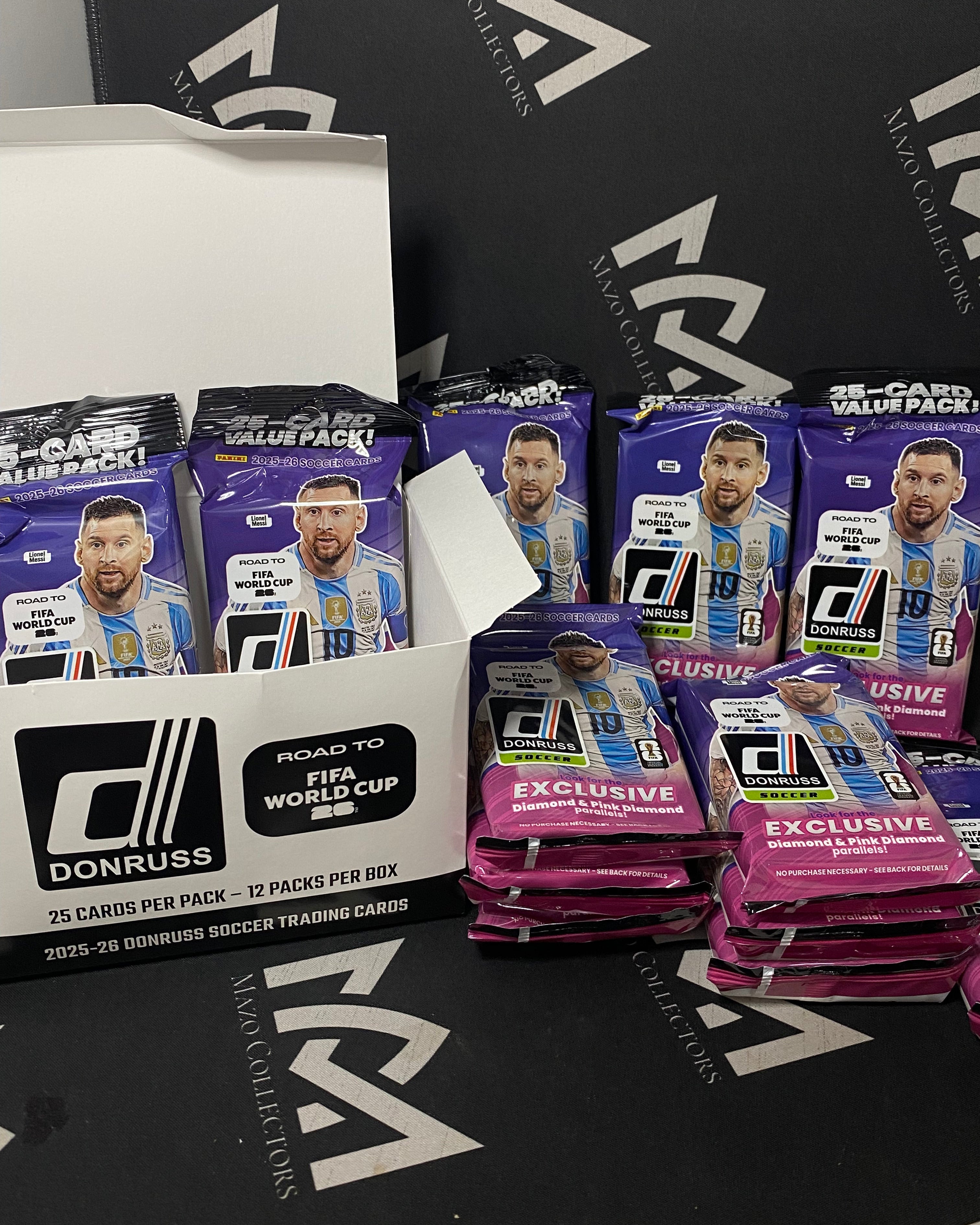 Panini Donruss Soccer 2025-26 Road to FIFA World Cup – Value Pack de 25 Cartas