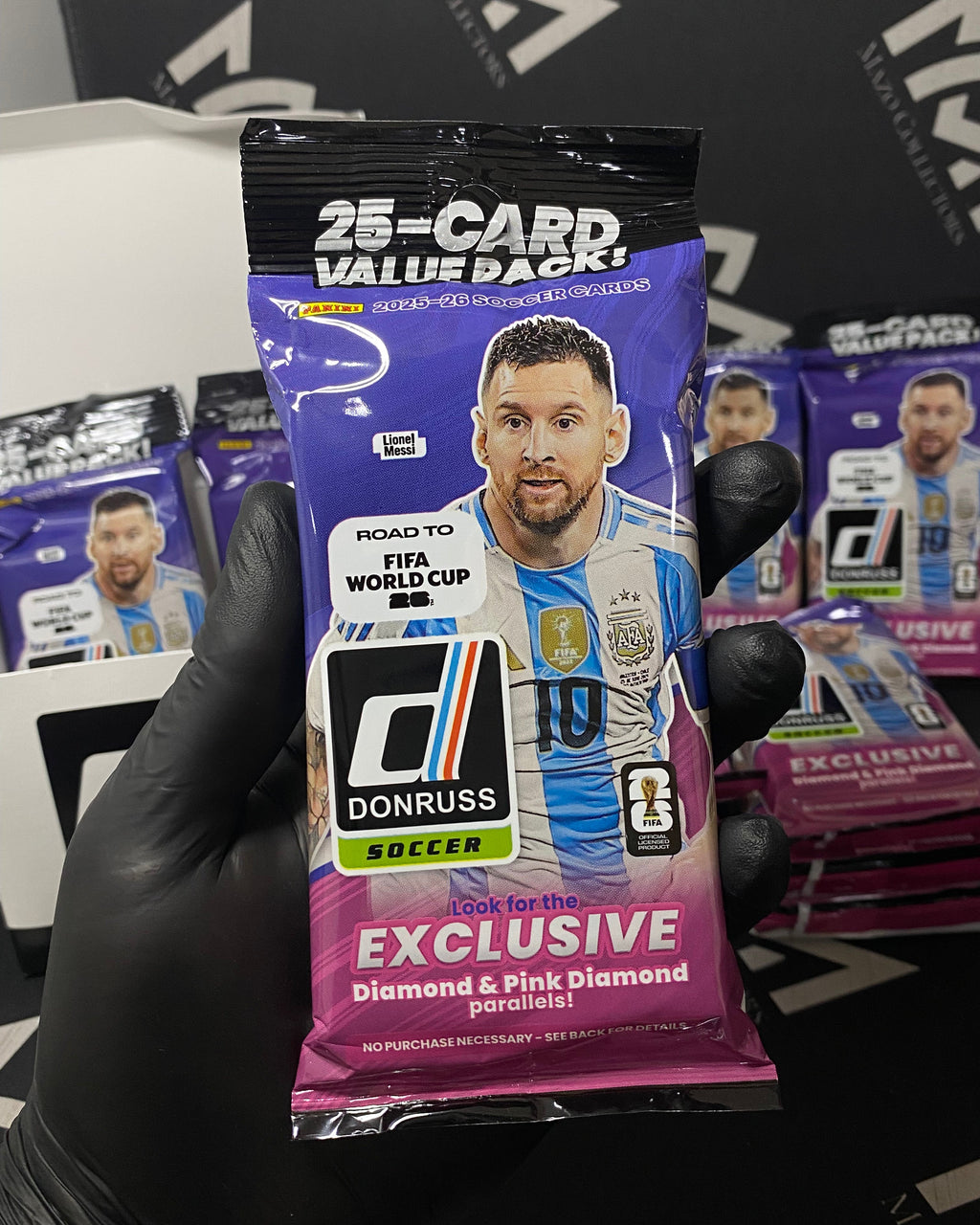 Panini Donruss Soccer 2025-26 Road to FIFA World Cup – Value Pack de 25 Cartas