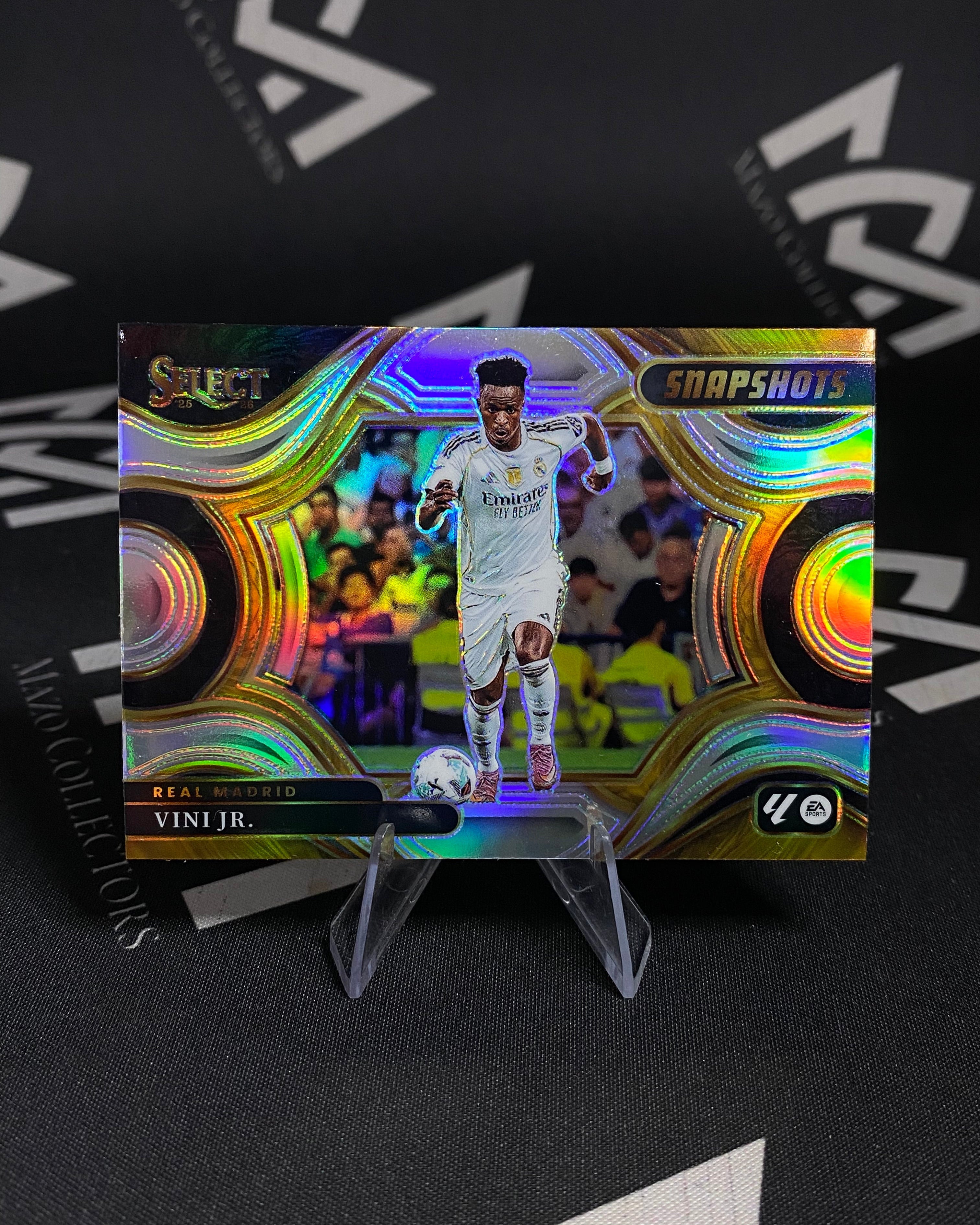 Viní Jr. Real Madrid – Panini Select LaLiga 2025-26 Snapshots – Carta Insert