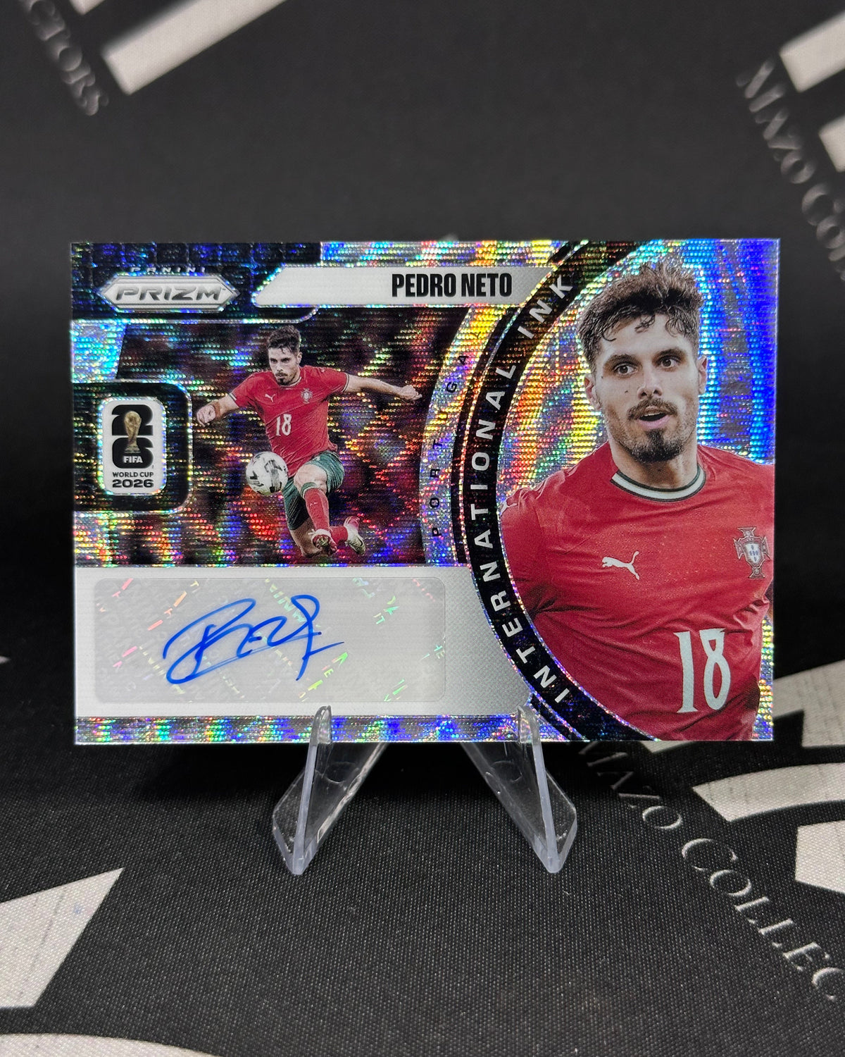 Pedro Neto – International Ink Autógrafo – Panini Prizm FIFA World Cup 2026