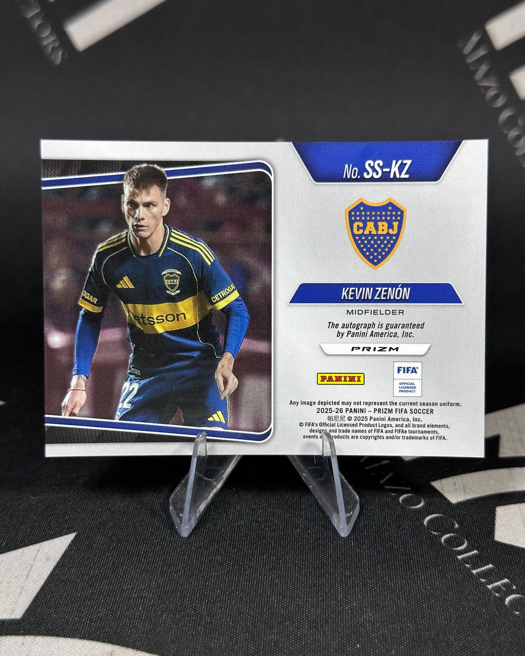 Kevin Zenón – Sensational Signatures Autógrafo – Panini Prizm FIFA 2025/26