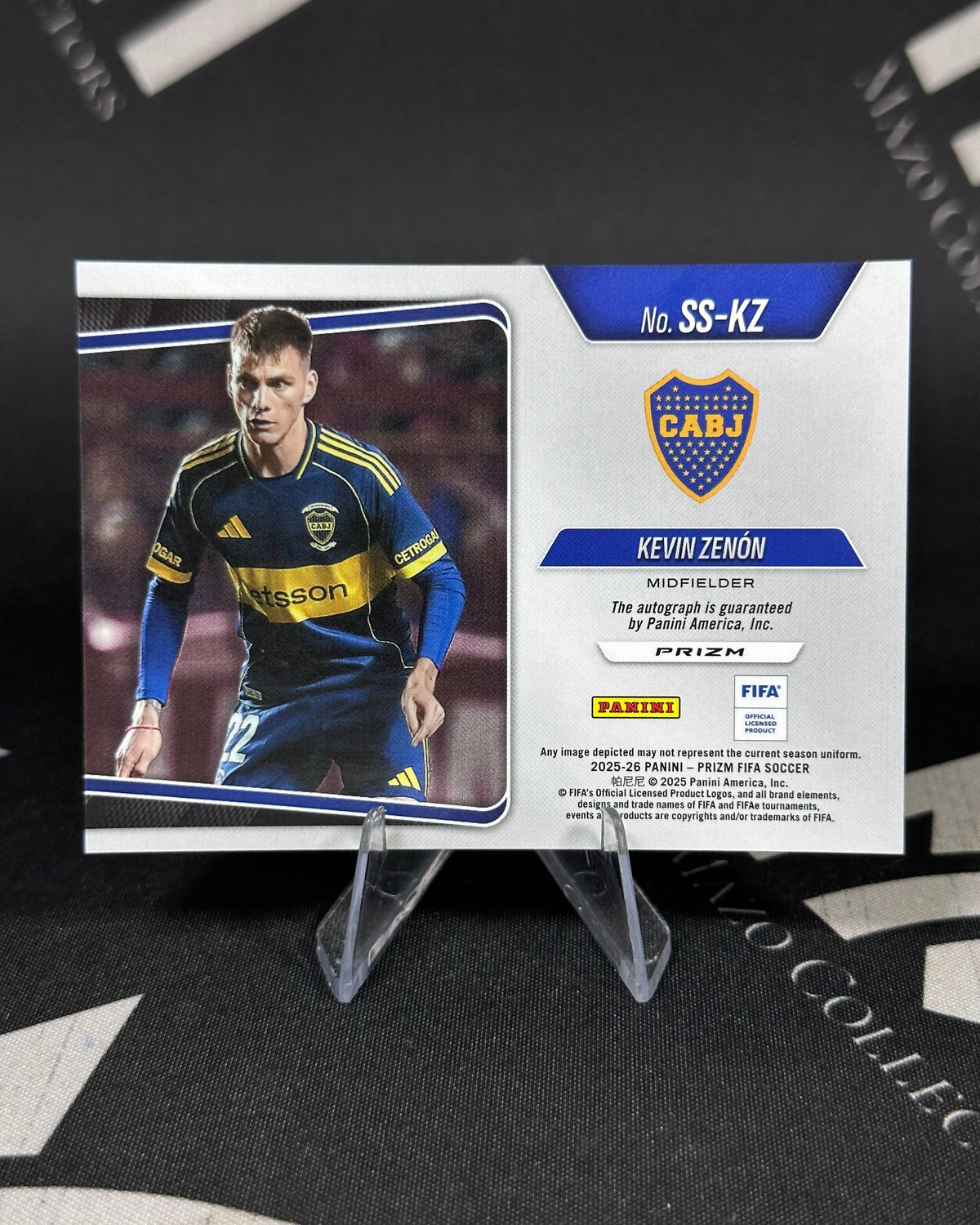 Kevin Zenón – Sensational Signatures Autógrafo – Panini Prizm FIFA 2025/26