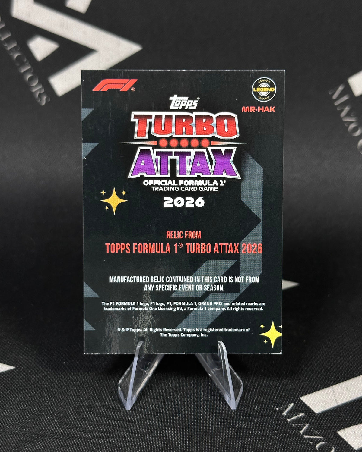 Mika Häkkinen – Legend Reliquia – Topps Turbo Attax Formula 1 2026