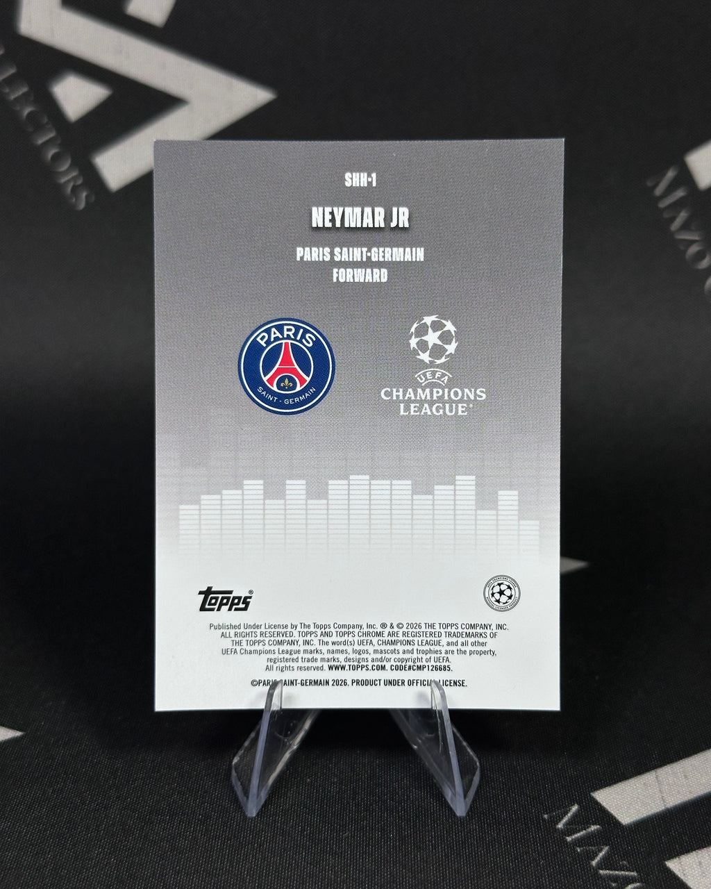 Neymar Jr. – Silenced – Topps Chrome UEFA Club Competitions 2025/26
