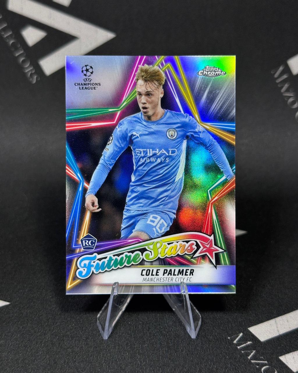 Cole Palmer – Future Stars Rookie – Topps Chrome UEFA Champions League 2021/22