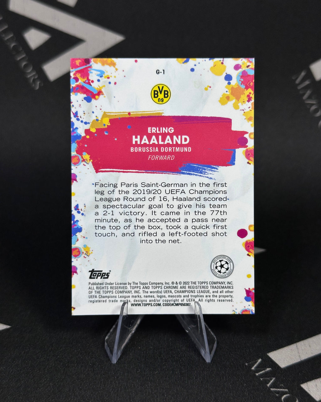 Erling Haaland – Golazo – Topps Chrome UEFA Champions League 2020/21