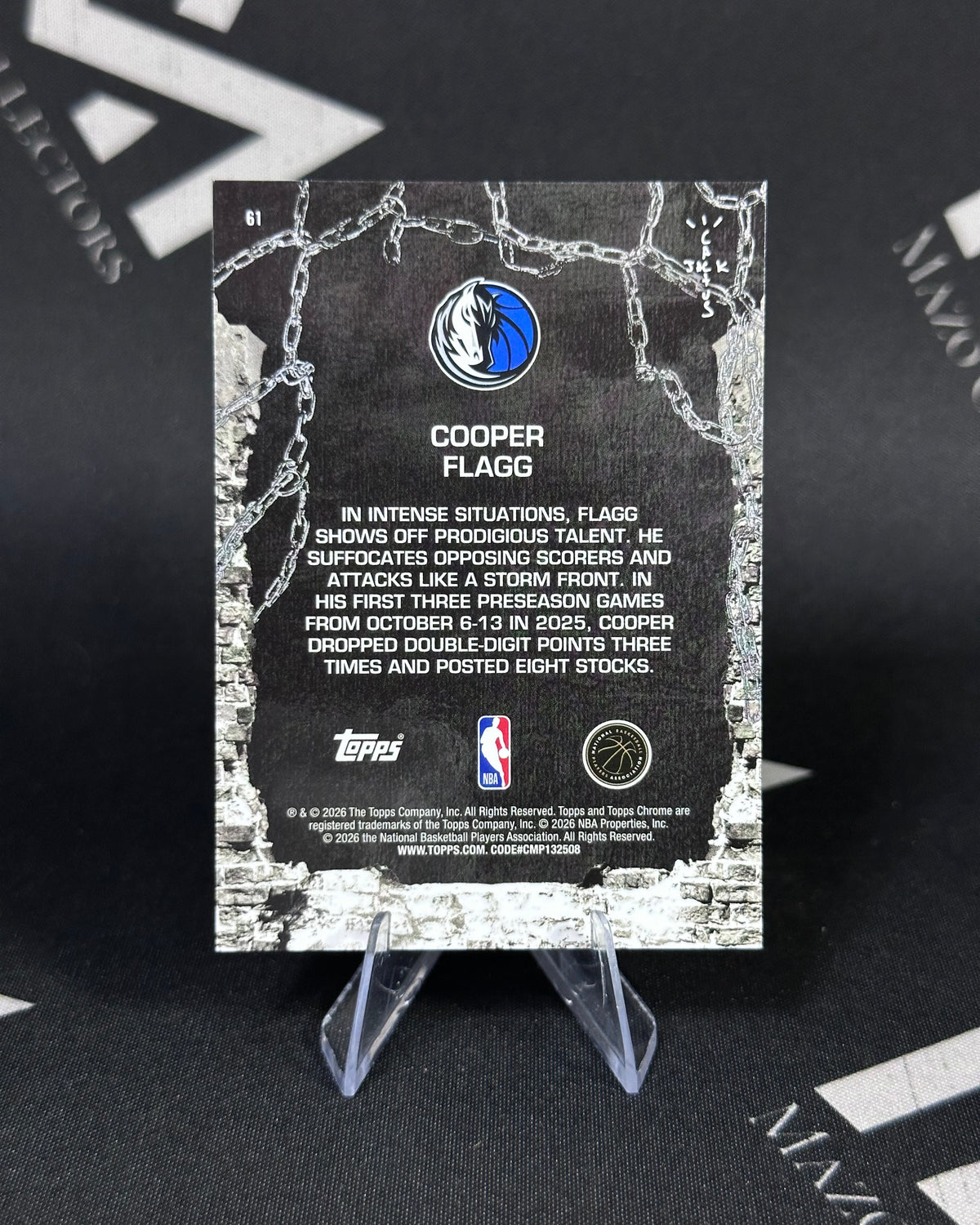 Cooper Flagg – Cactus Mode Rookie – Topps Chrome Cactus Jack Basketball 2025/26