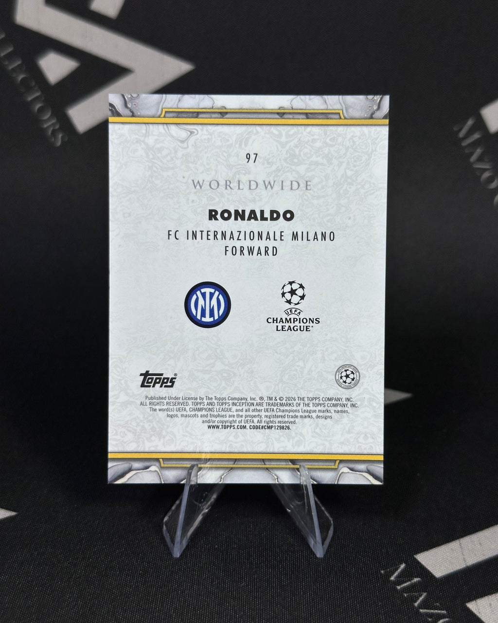 Ronaldo – Worldwide – Topps Inception UEFA Club Competitions 2025/26