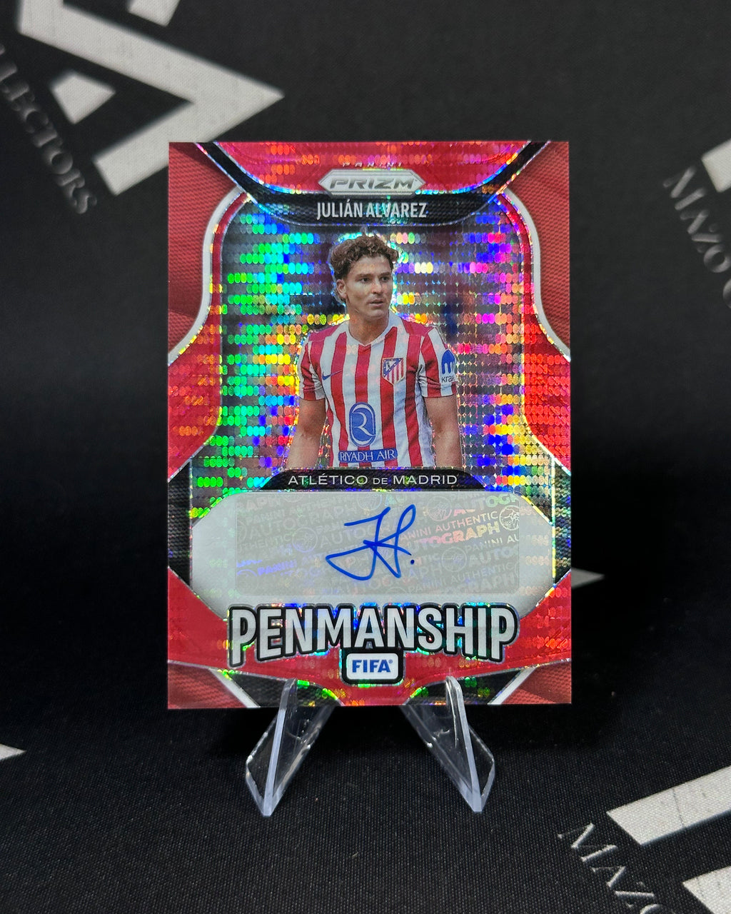 Julian Álvarez – Penmanship Autógrafo – Panini Prizm FIFA 2025/26