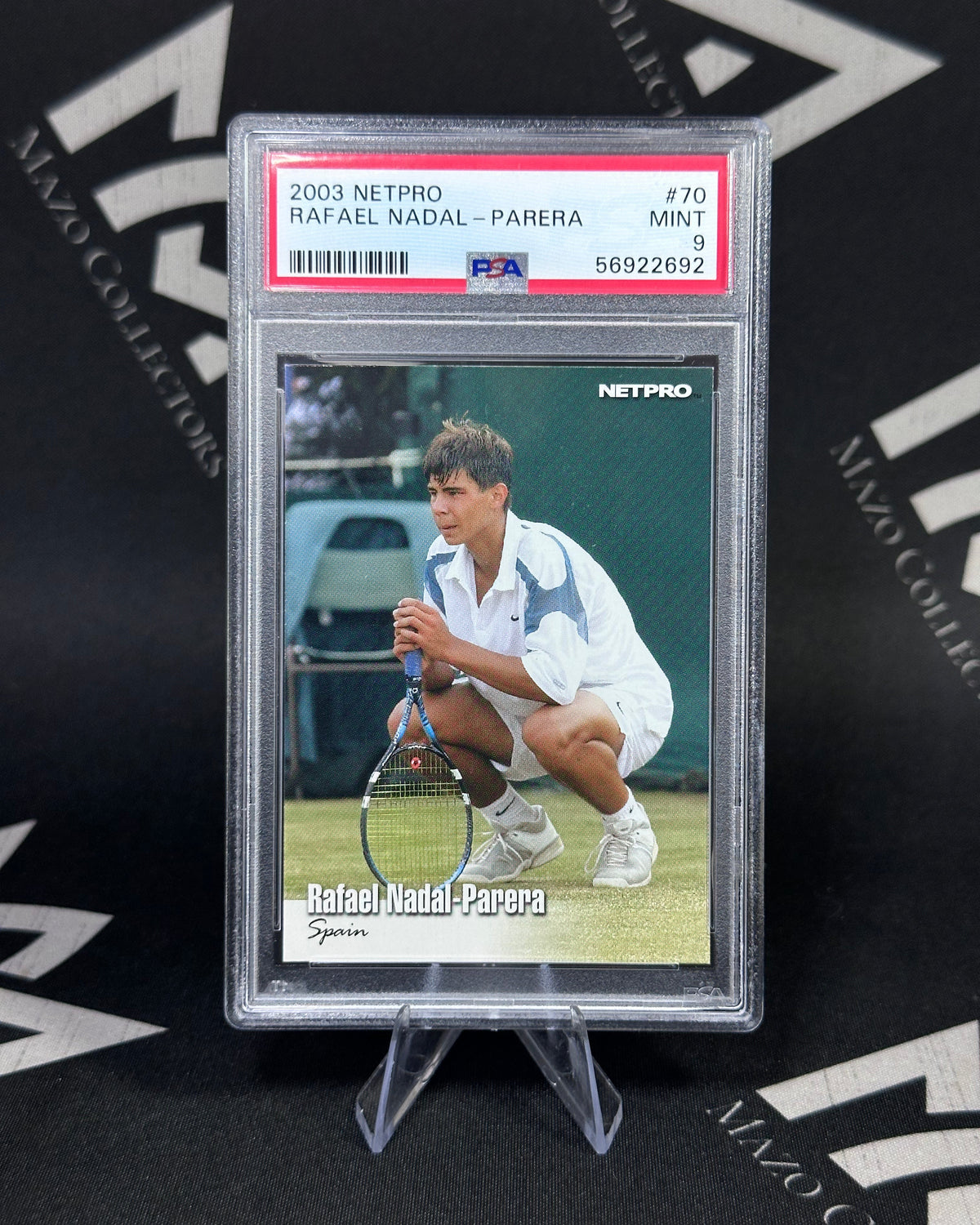 Rafael Nadal – Rookie Card – PSA 9 – NetPro Tennis 2003