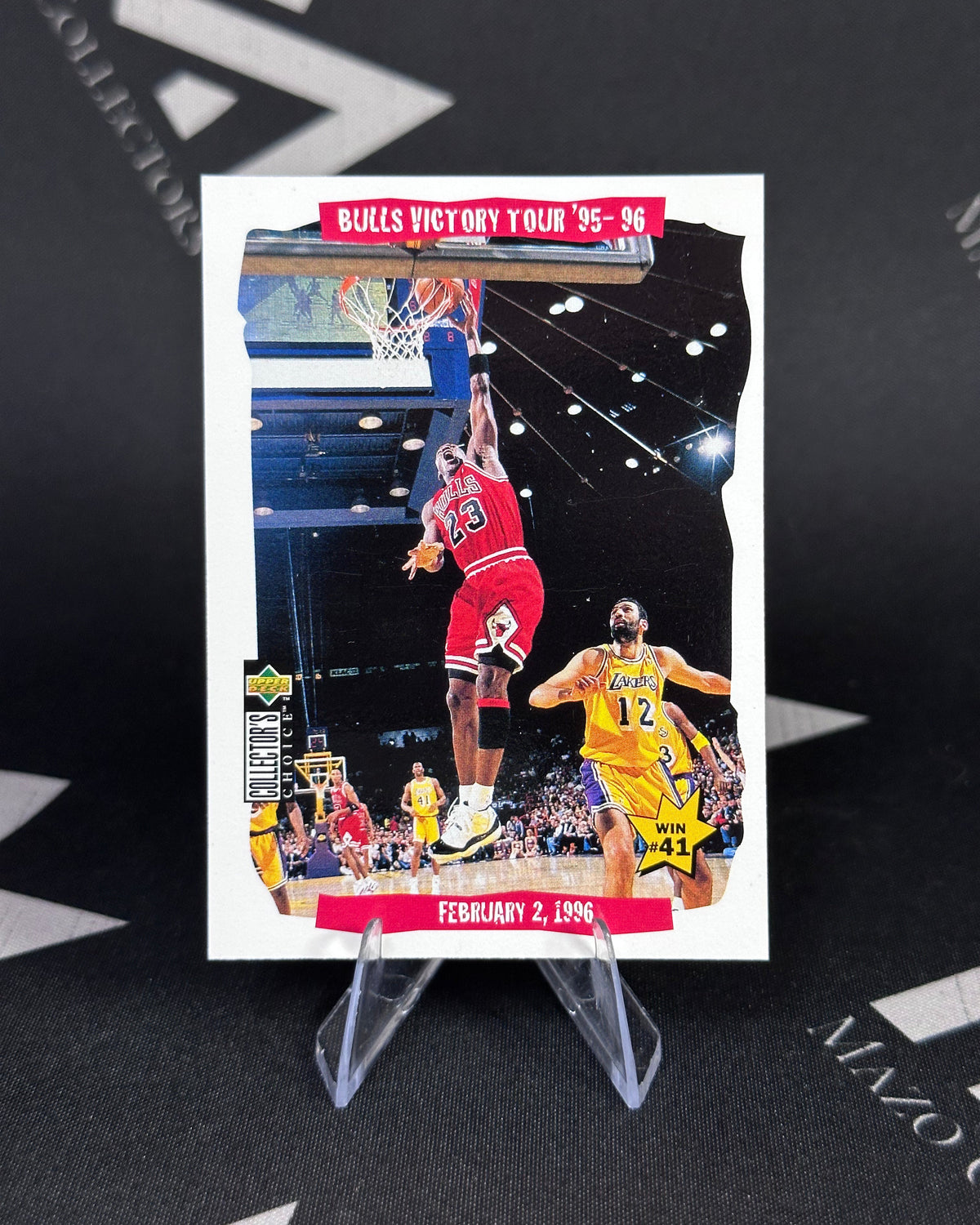 Michael Jordan – Bulls Victory Tour #25 – Upper Deck Collector's Choice 1996/97