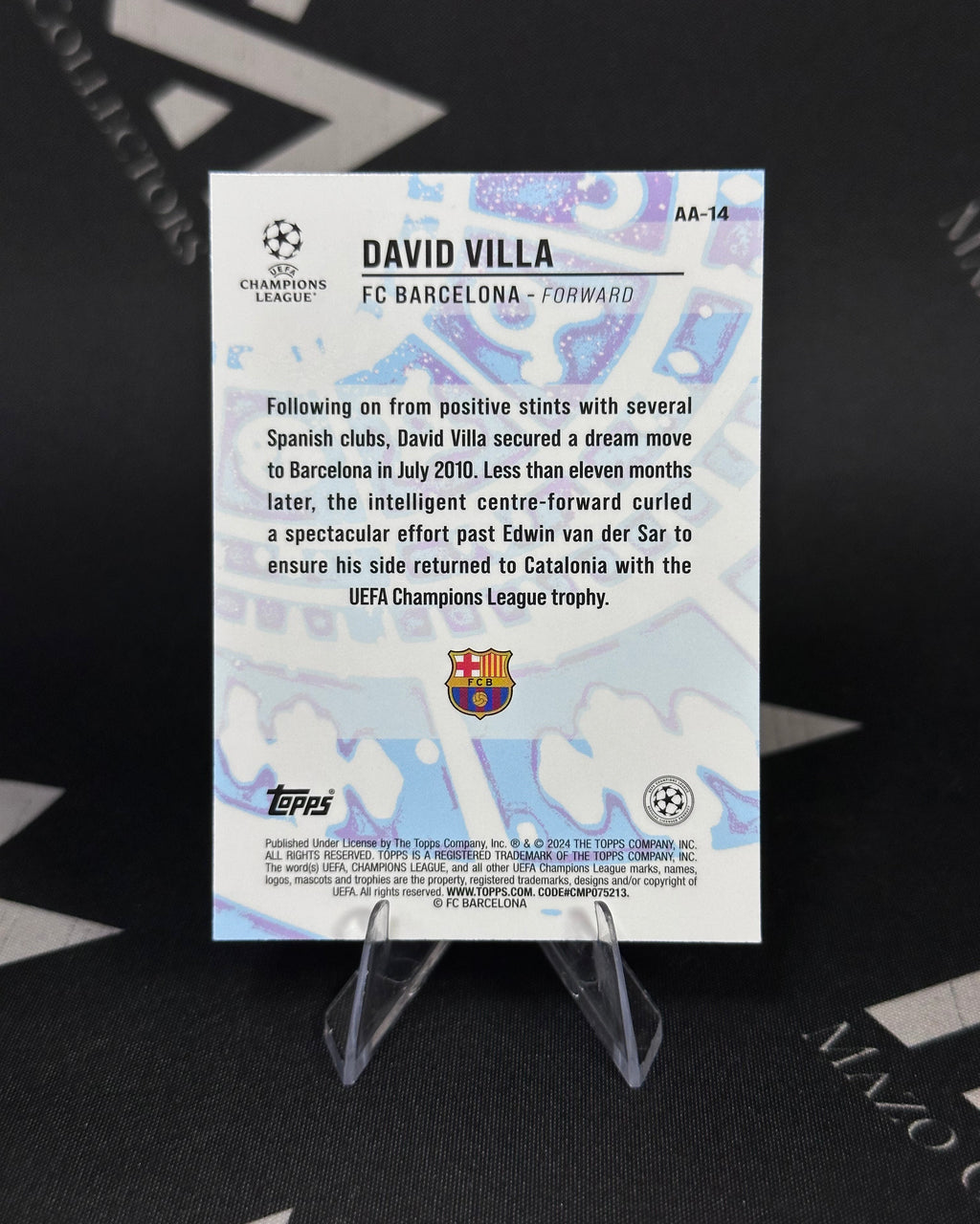 David Villa – Ageless Alchemy – Topps Merlin UEFA Club Competitions 2024