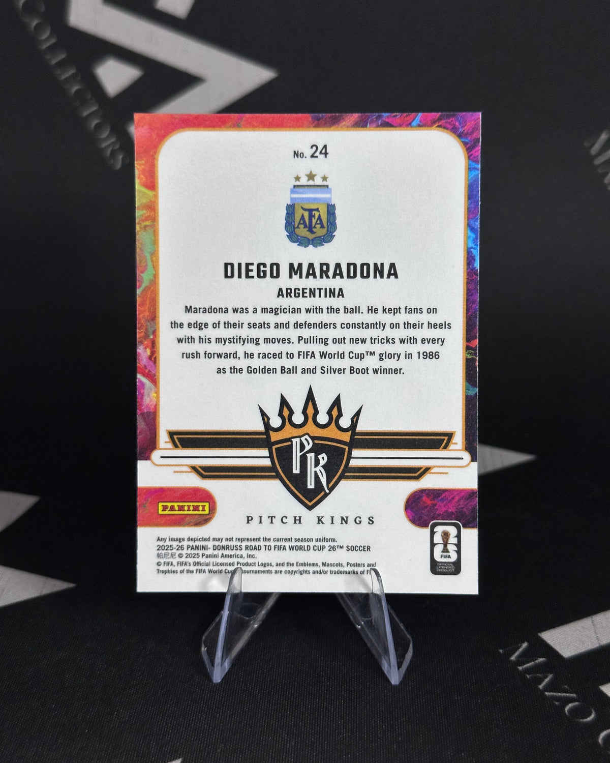 Diego Maradona – Pitch Kings – Panini Donruss Road to FIFA World Cup 2026