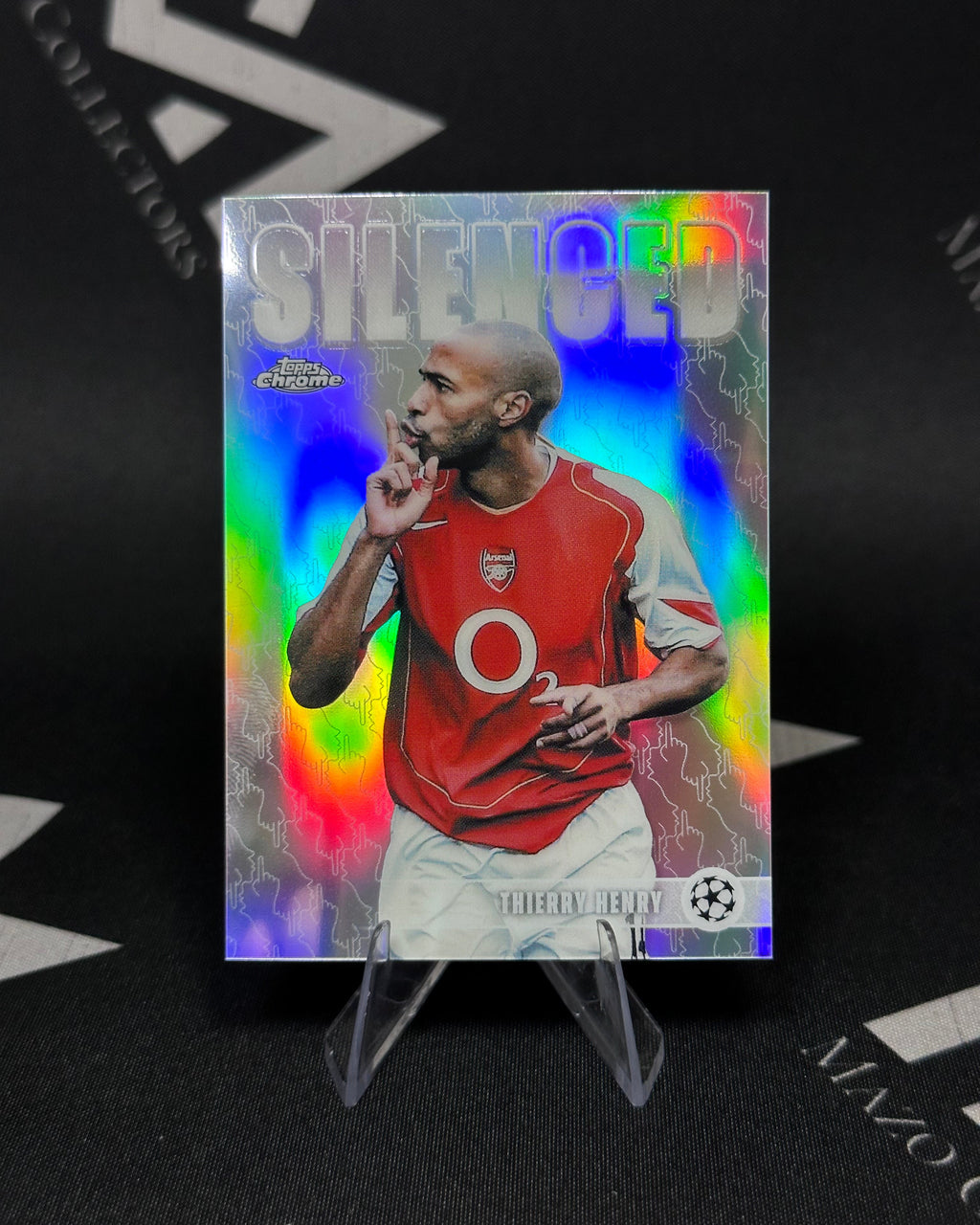 Thierry Henry – Silenced – Topps Chrome UEFA Club Competitions 2025/26