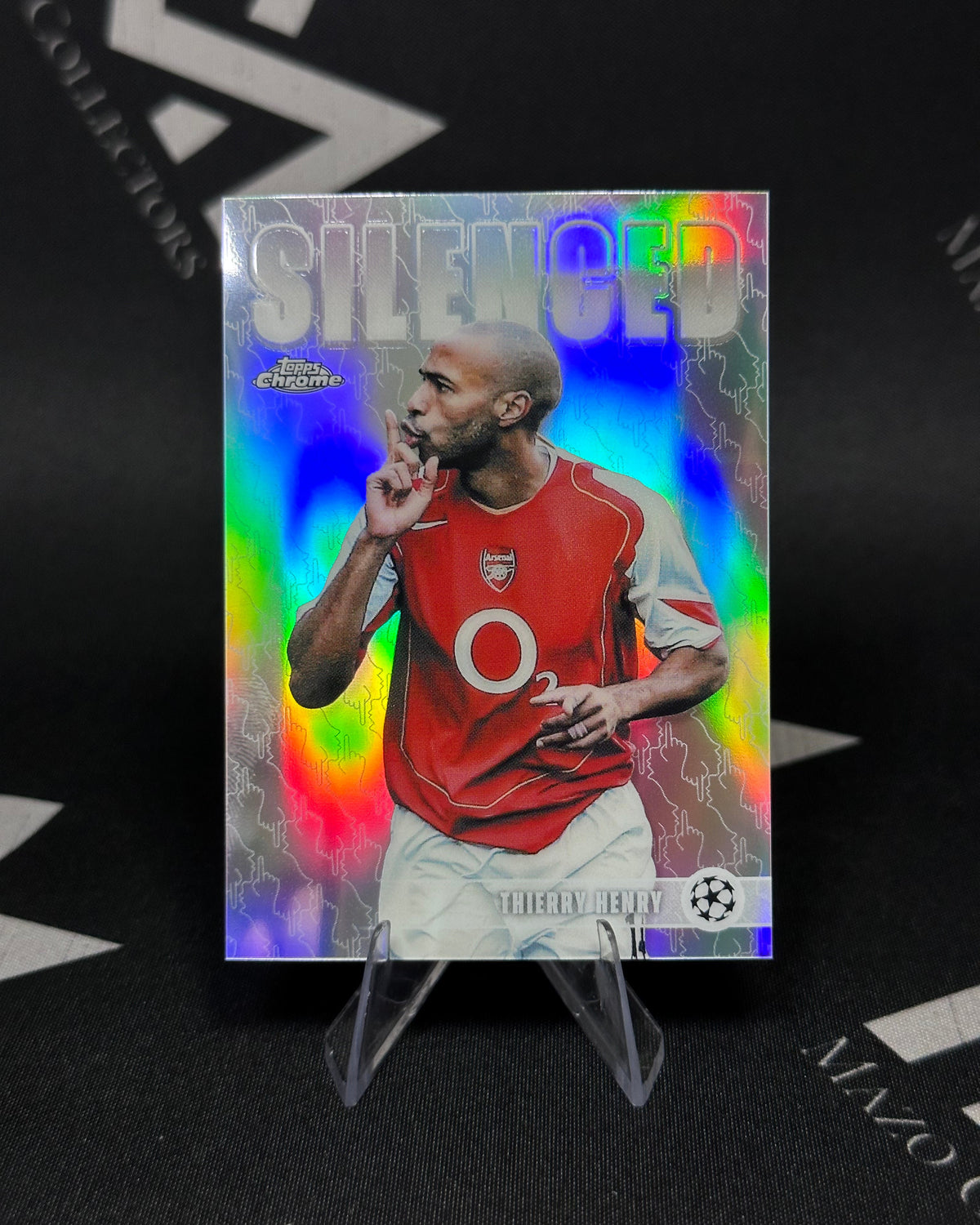 Thierry Henry – Silenced – Topps Chrome UEFA Club Competitions 2025/26