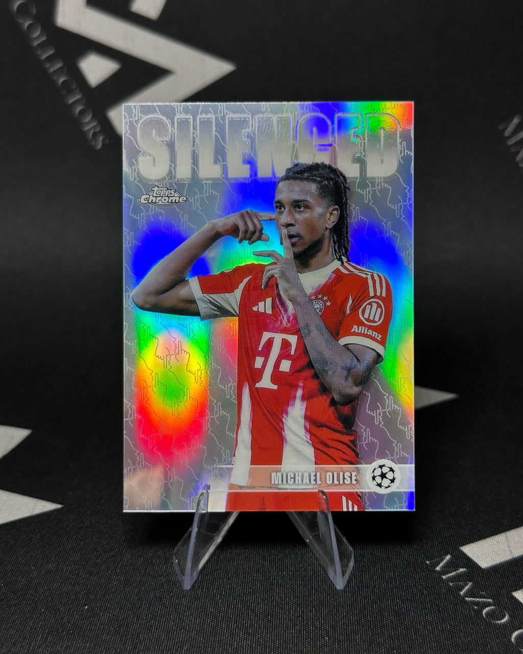 Michael Olise – Silenced – Topps Chrome UEFA Club Competitions 2025/26