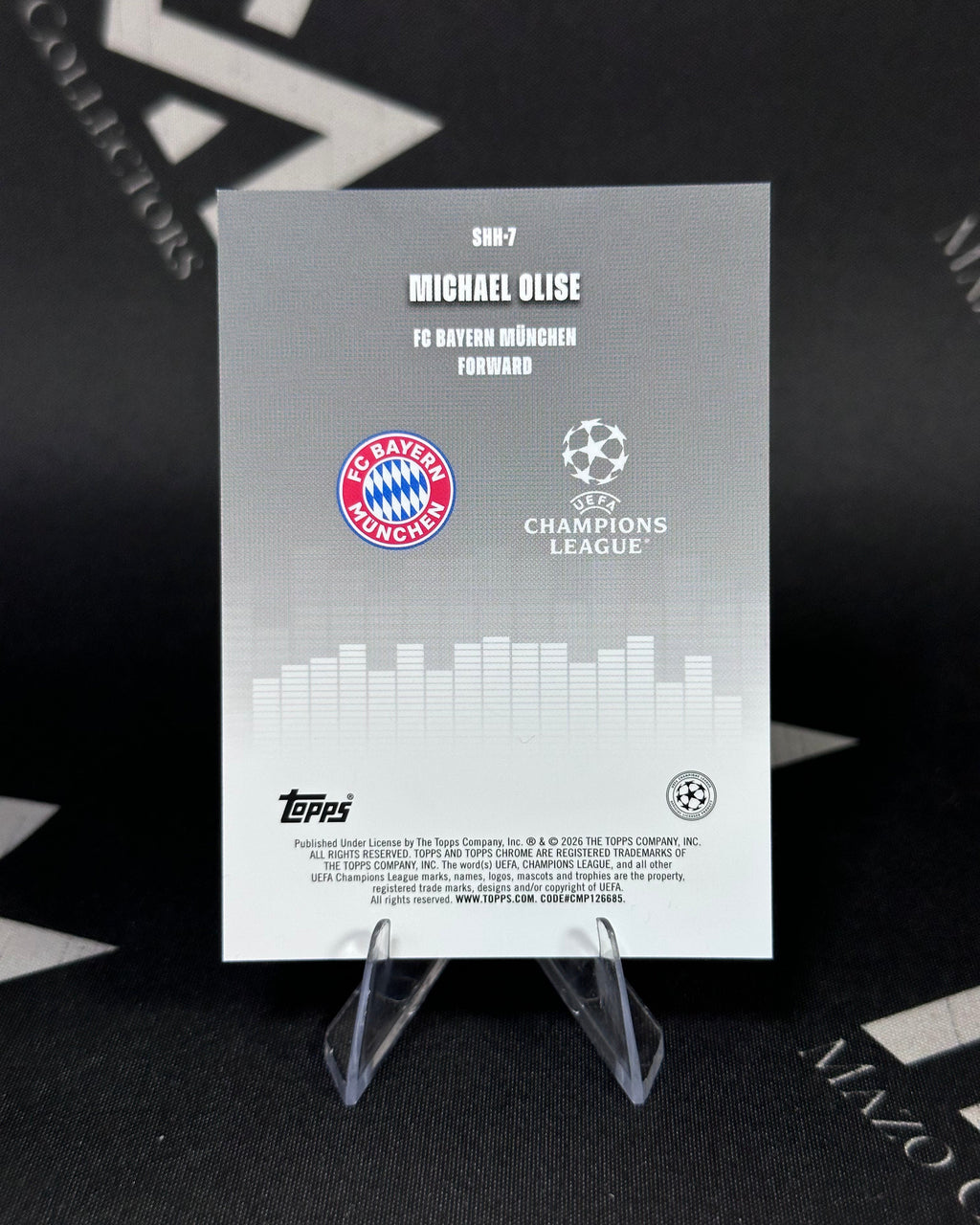 Michael Olise – Silenced – Topps Chrome UEFA Club Competitions 2025/26