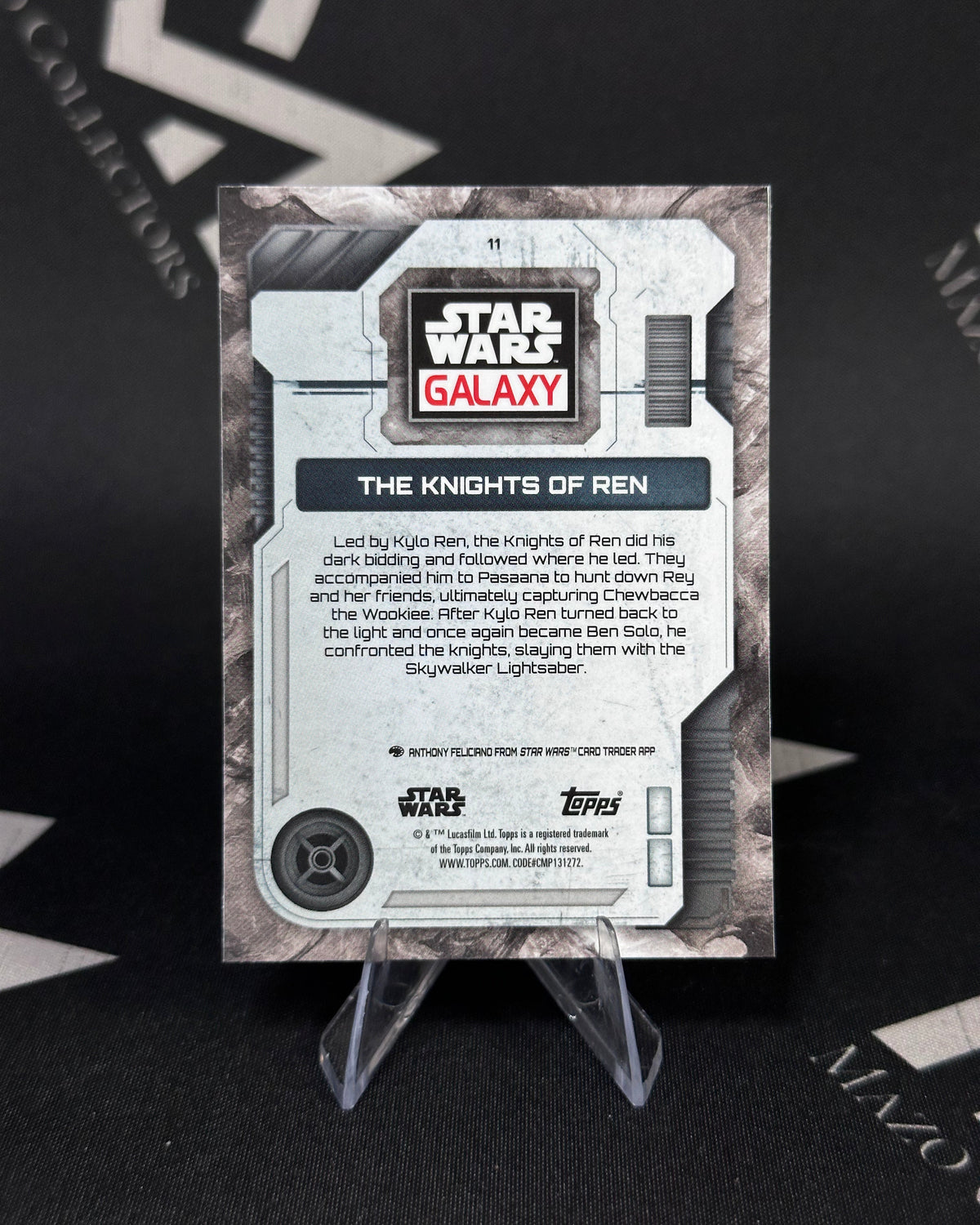 Kylo Ren y Knights of Ren – Foil Parallel – Topps Star Wars Galaxy