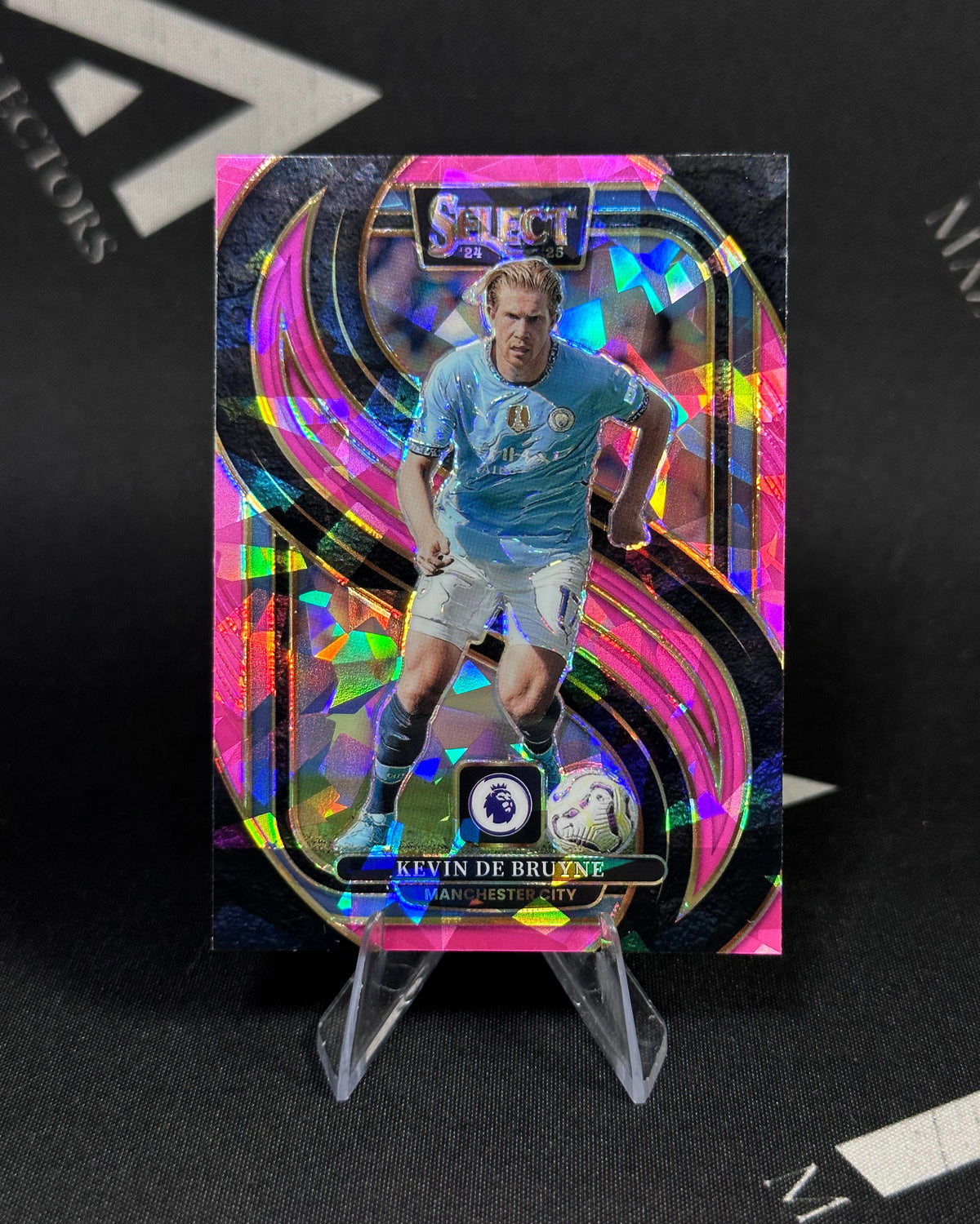 Kevin De Bruyne – Pink Ice Prizm – Panini Select Premier League 2024/25