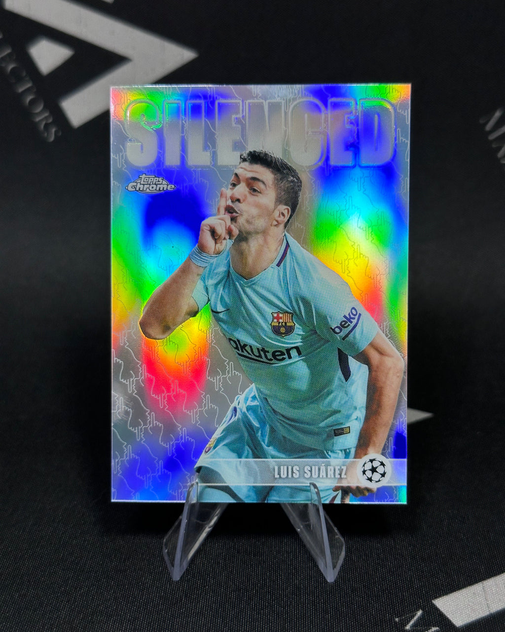 Luis Suárez – Silenced – Topps Chrome UEFA Club Competitions 2025/26