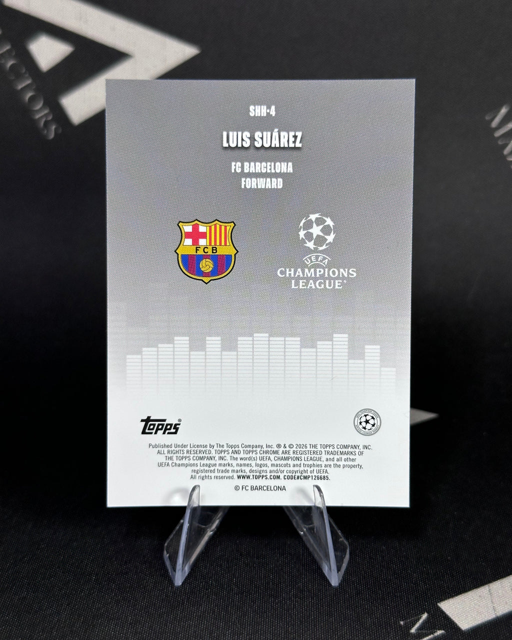 Luis Suárez – Silenced – Topps Chrome UEFA Club Competitions 2025/26