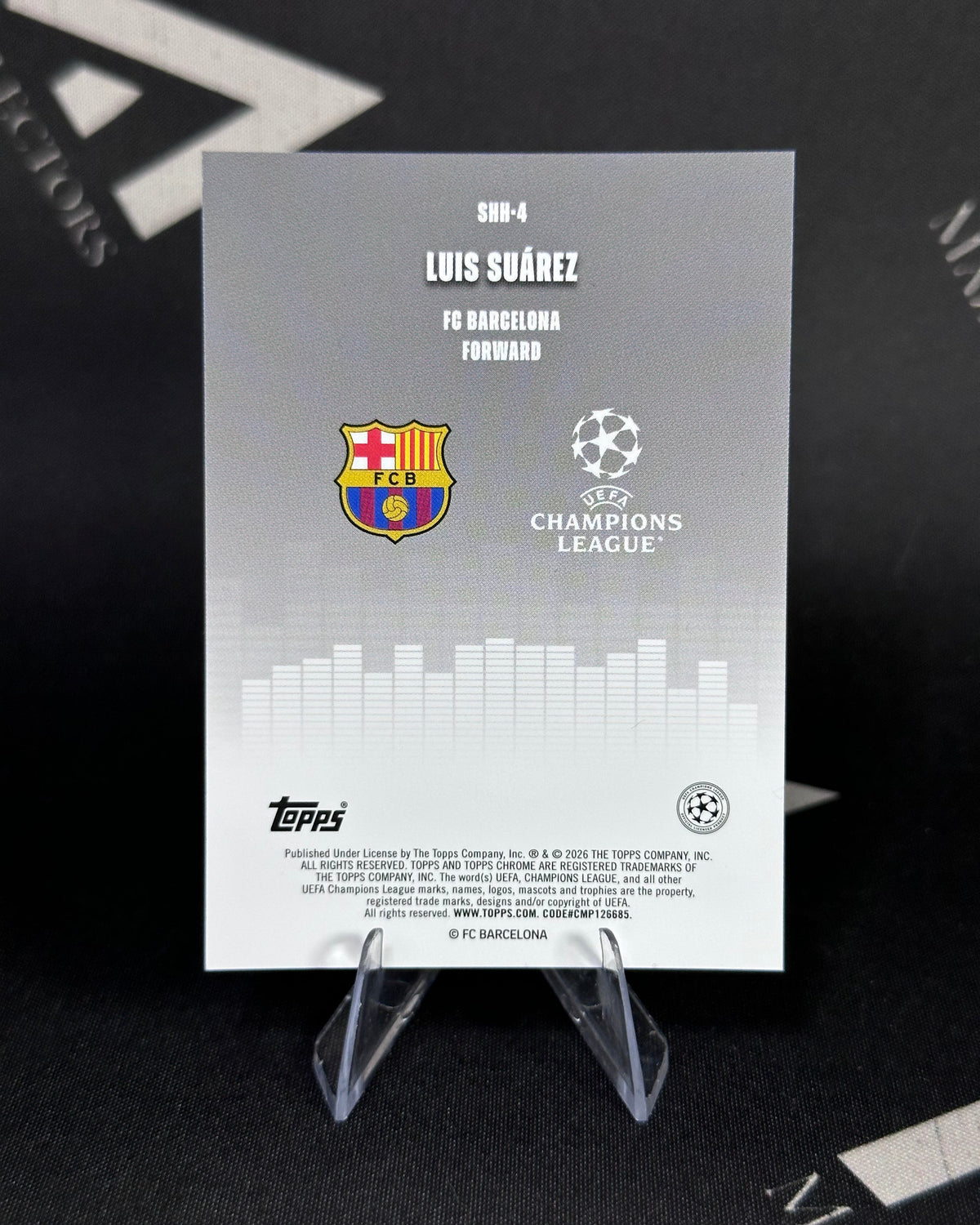 Luis Suárez – Silenced – Topps Chrome UEFA Club Competitions 2025/26