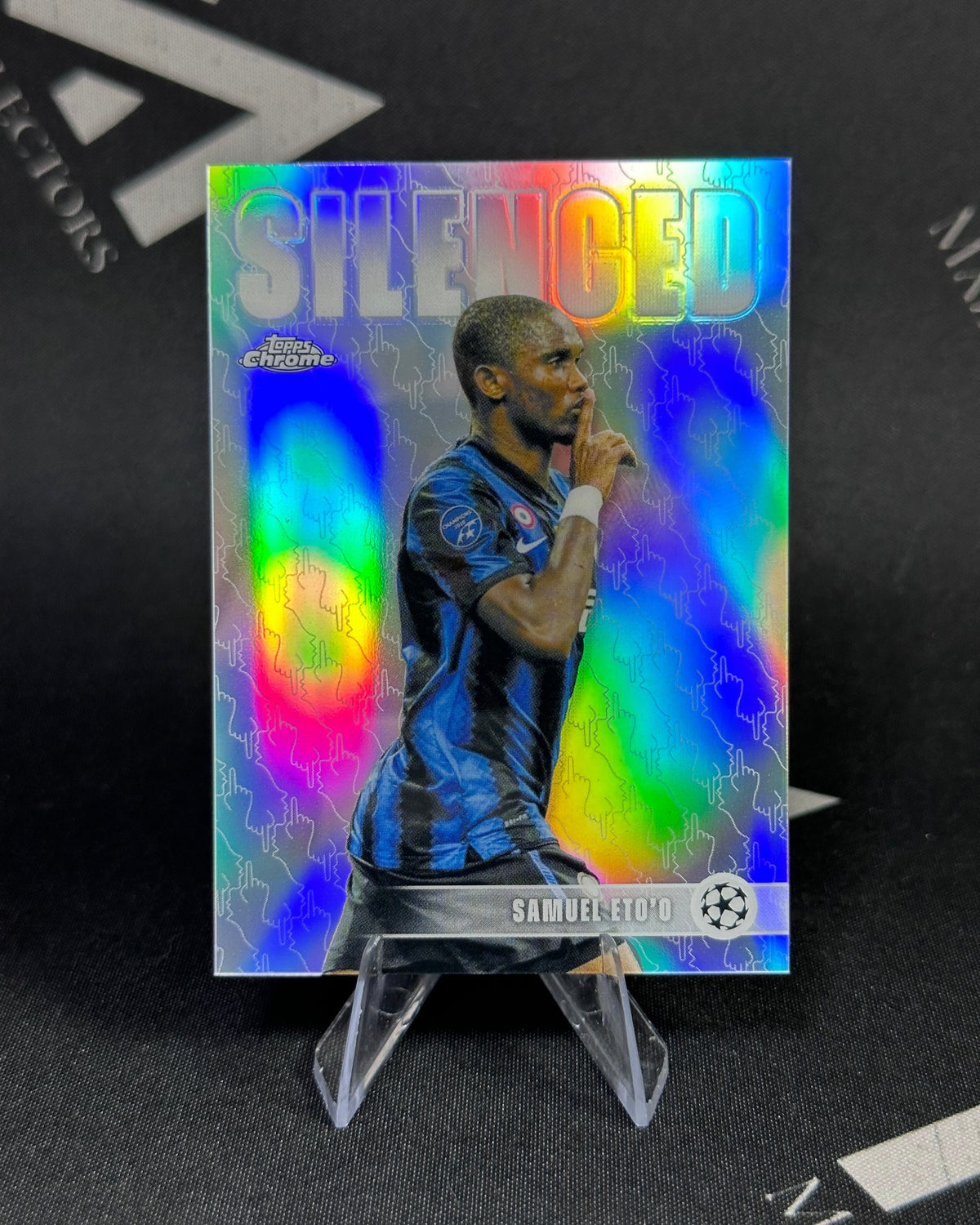 Samuel Eto'o – Silenced – Topps Chrome UEFA Club Competitions 2025/26