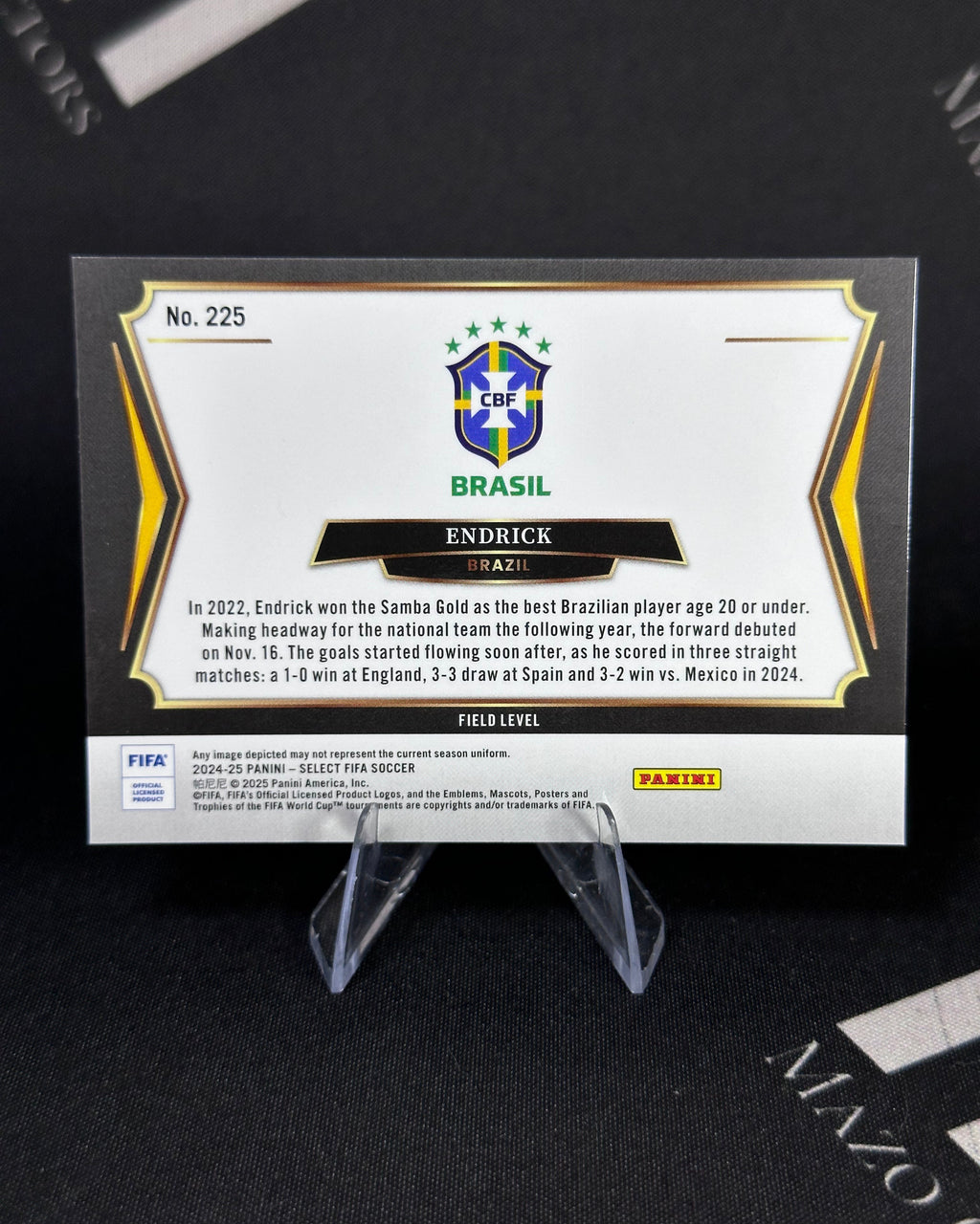 Endrick – Field Level – Panini Select FIFA 2024/25