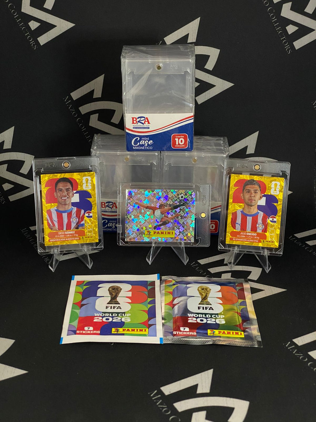 Mini Case Magnético para Figuritas o Stickers – Premium BRA - 1 Unidad.