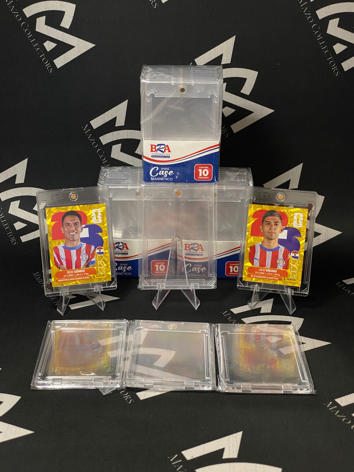 Mini Case Magnético para Figuritas o Stickers – Premium BRA - 1 Unidad.