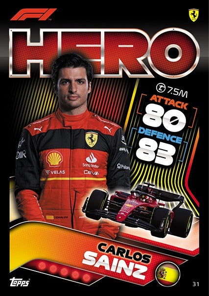 2022 Topps Formula 1 Turbo Attax - Mega Tin Box