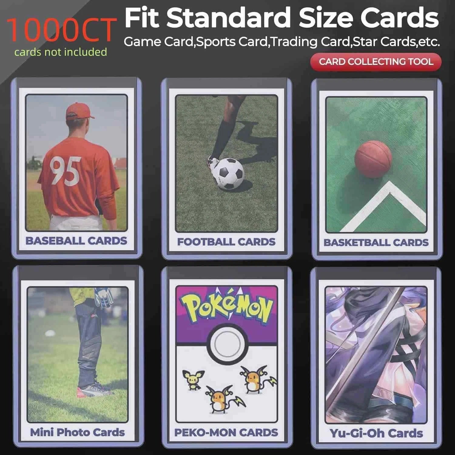 Fundas TOPLOADER - transparentes de 3" x 4" (25 unidades)