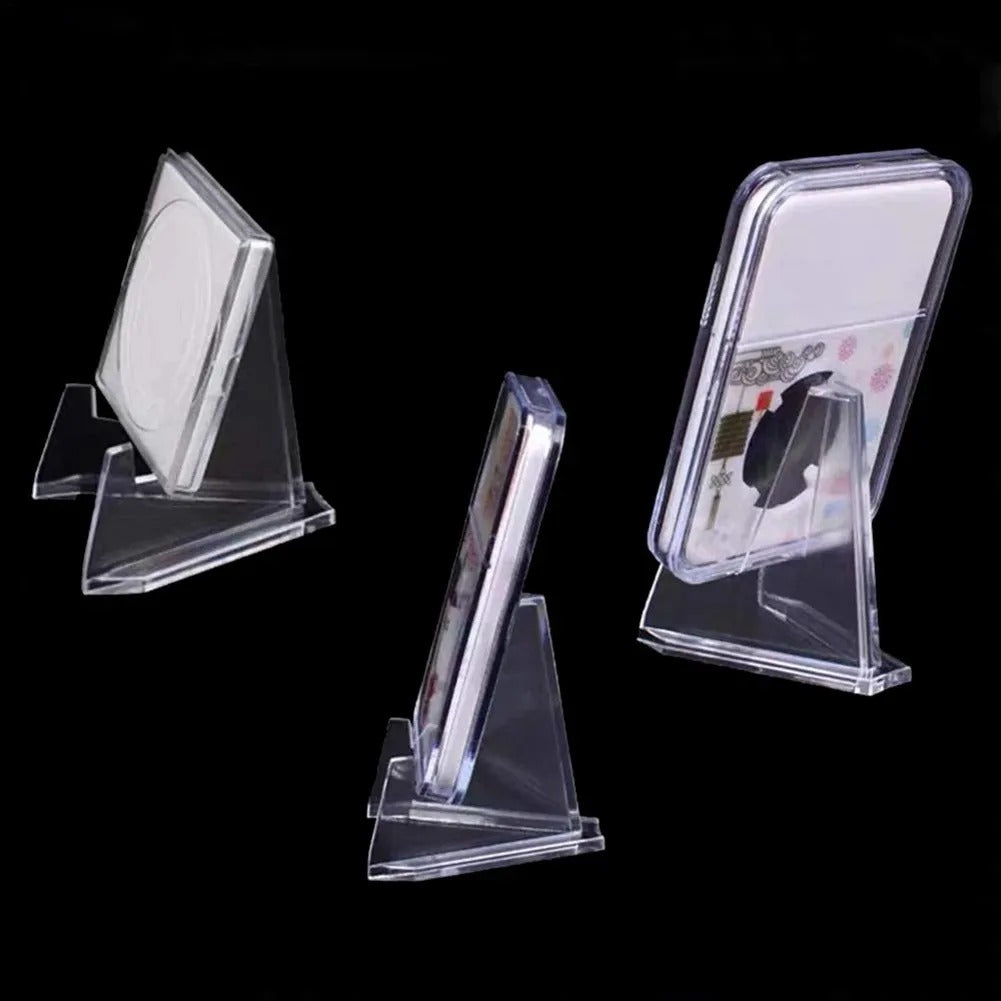 Soporte de exhibición de acrílico transparente para tus tarjetas.