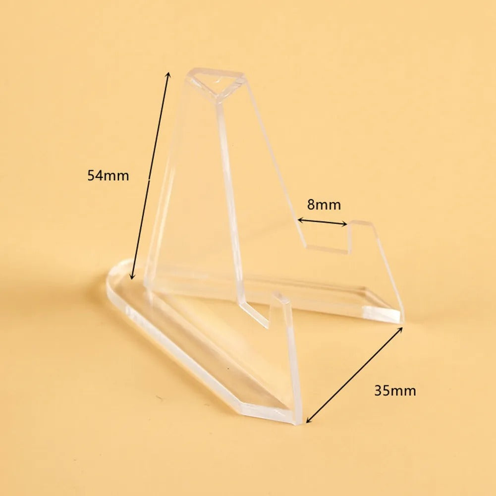 Soporte de exhibición de acrílico transparente para tus tarjetas.